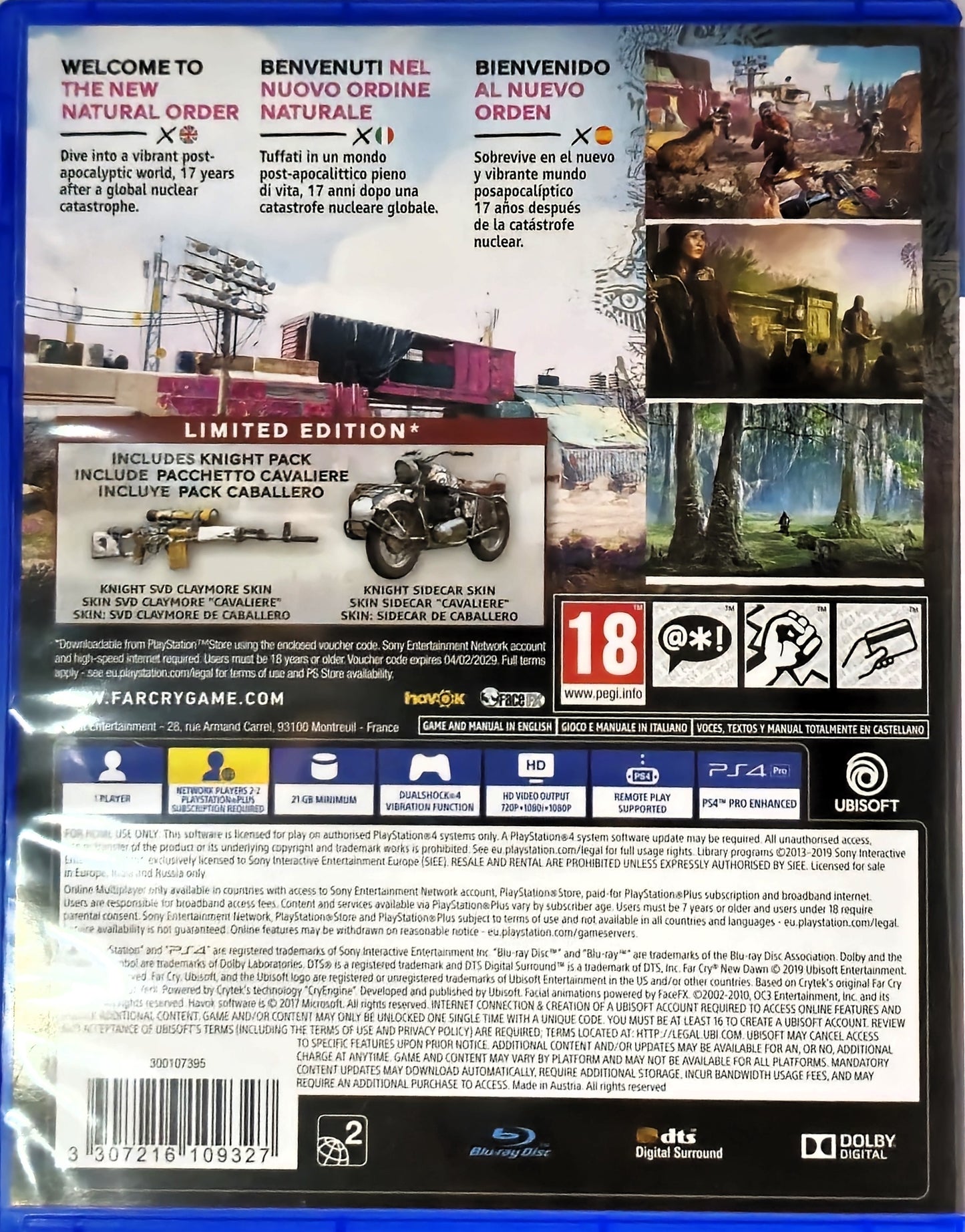 PS4 Far Cry New Dawn Limited Edition