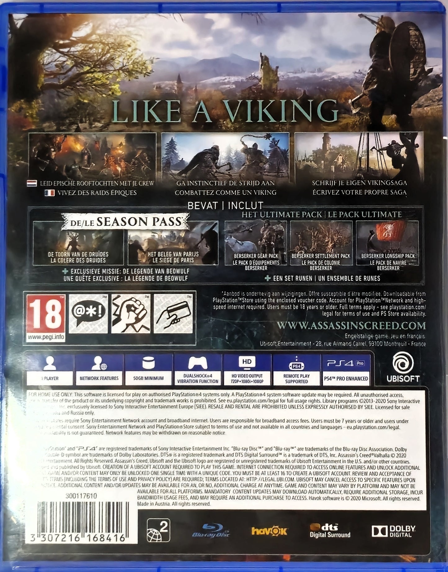 PS4 Assassin's Creed Valhalla Ultimate Edition