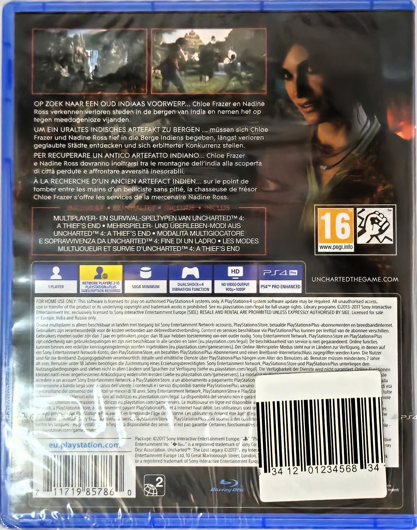 PS4 Uncharted The Lost Legacy (NIEUW)