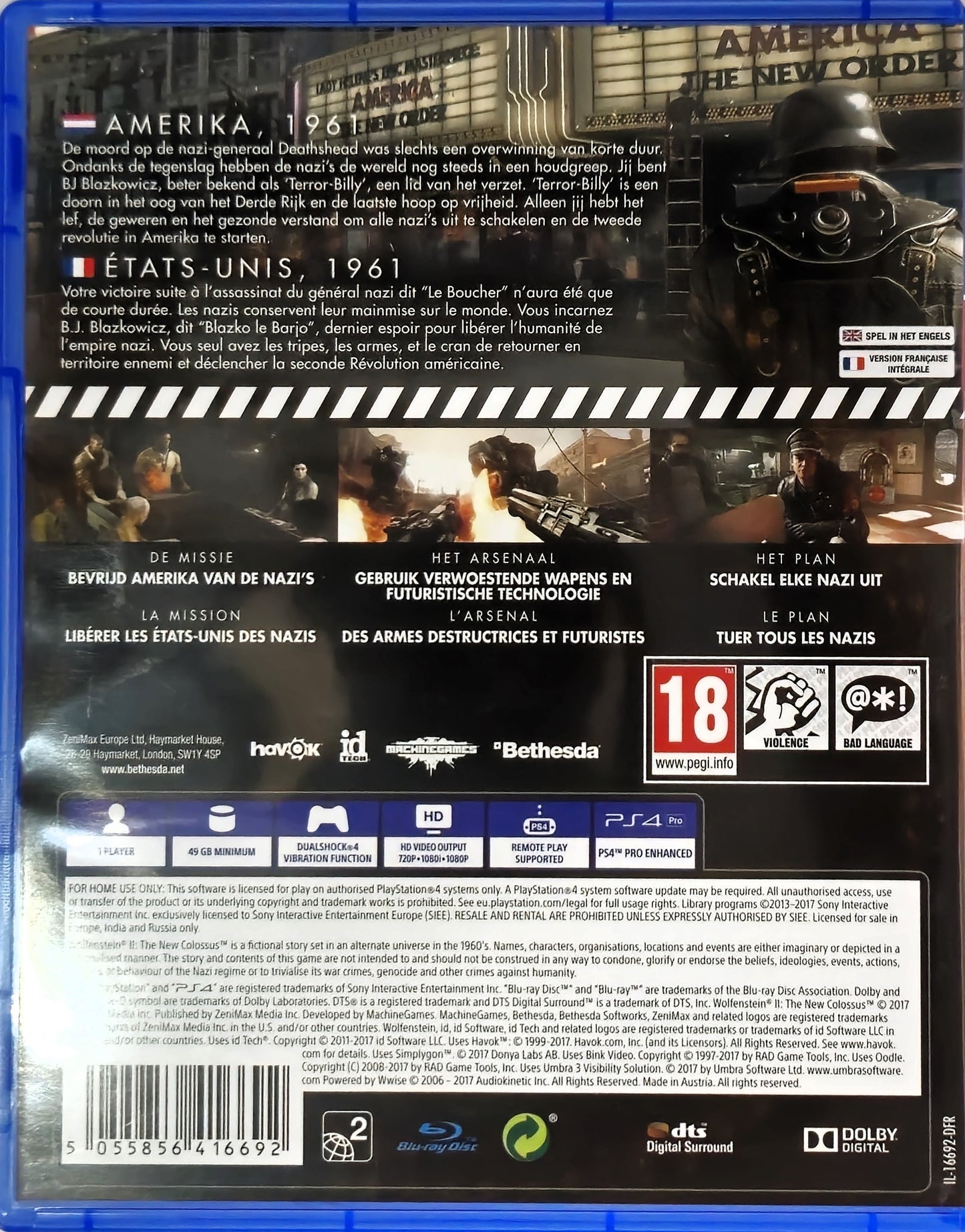 PS4 Wolfenstein II The New Colossus