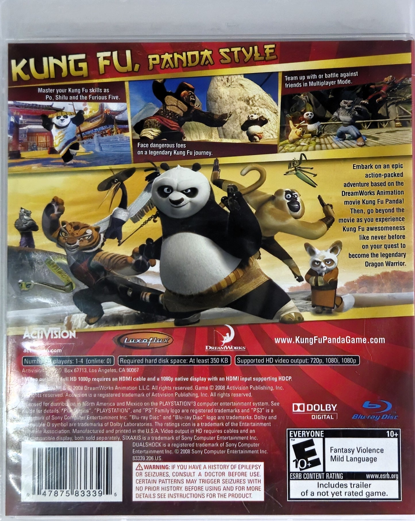 Kung Fu Panda PS3