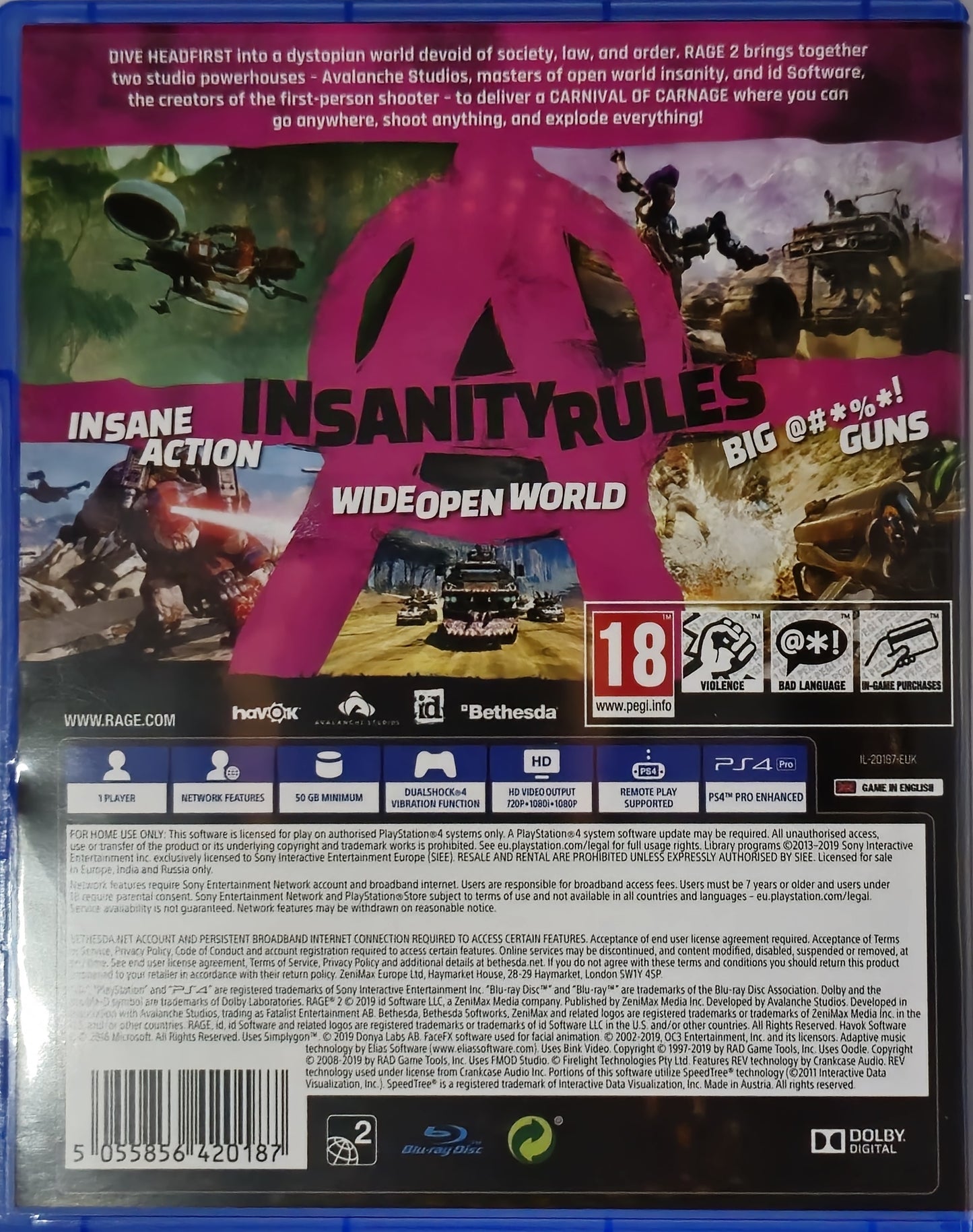 PS4 Rage 2