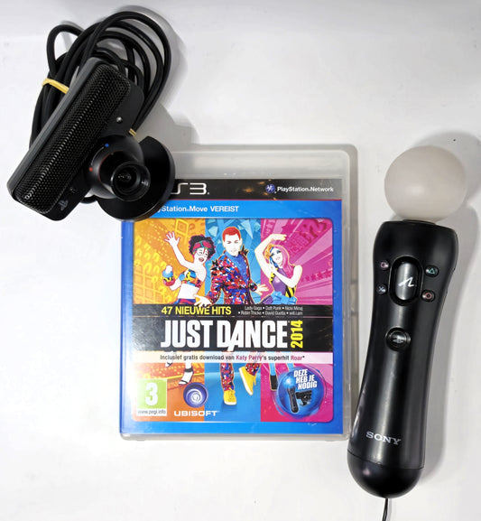 PS3 Playstation 3 Move Just Dance 2014 Set