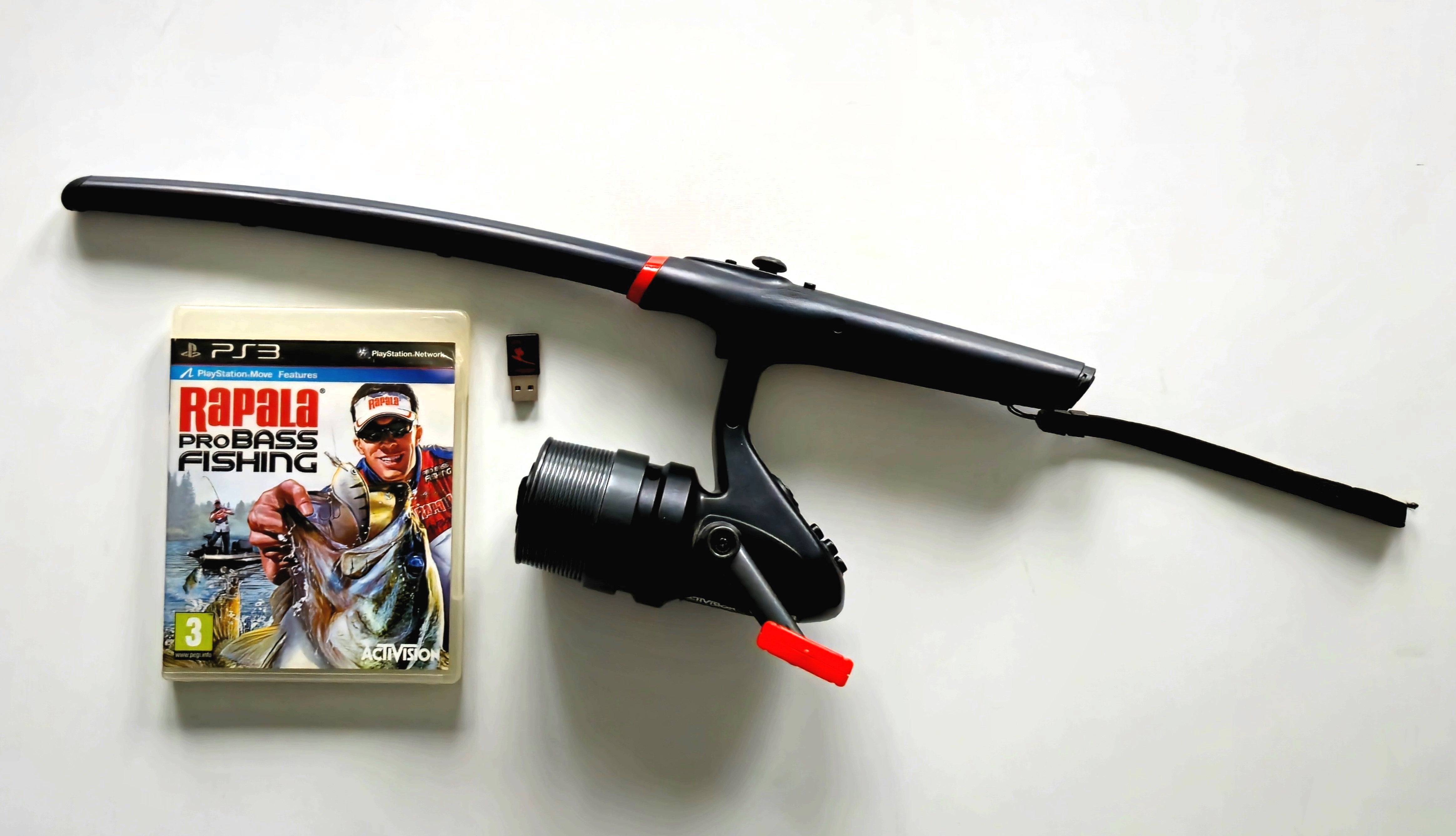 Playstation 3 PS3 Rapala Pro Bass Fishing + Vishengel