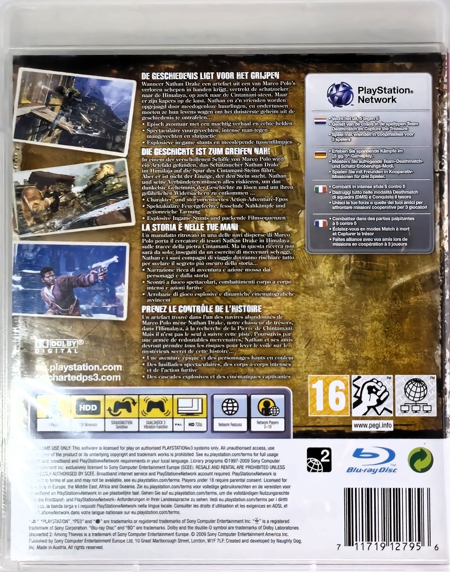 PS3 Uncharted 2 Among Thieves
