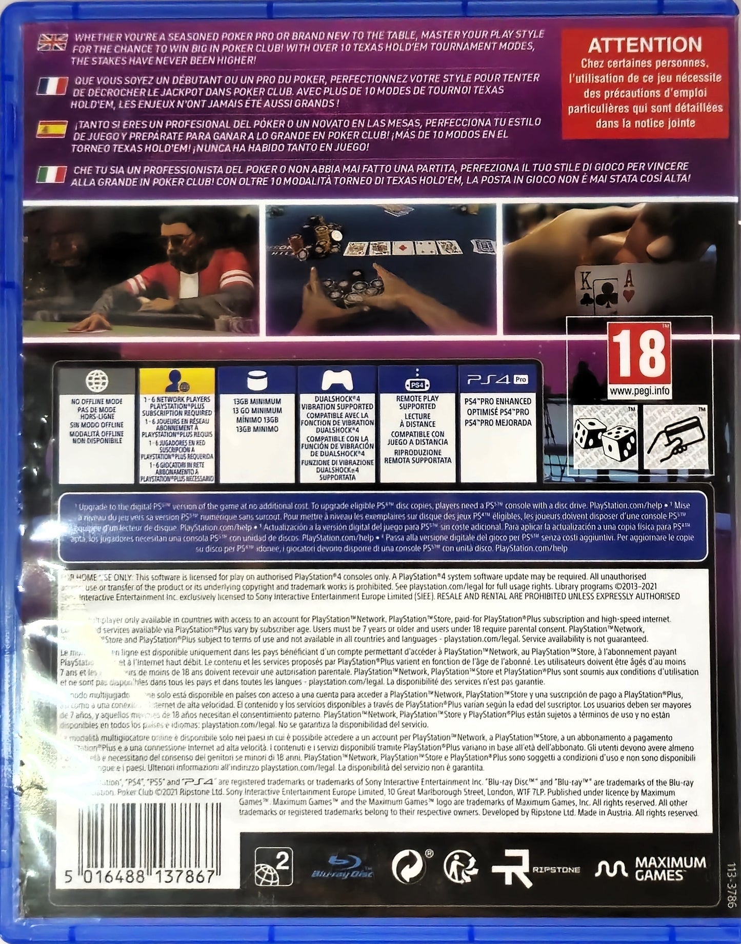 PS4 Poker Club