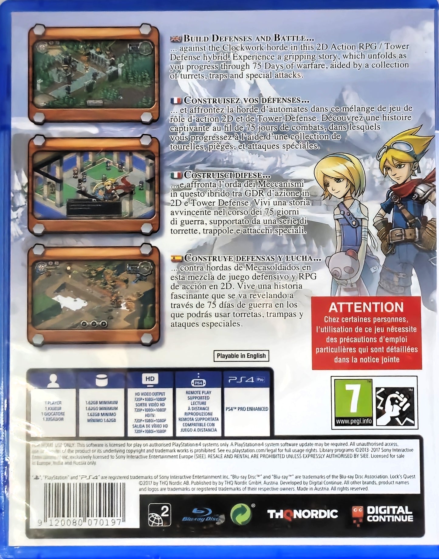 PS4 Lock's Quest