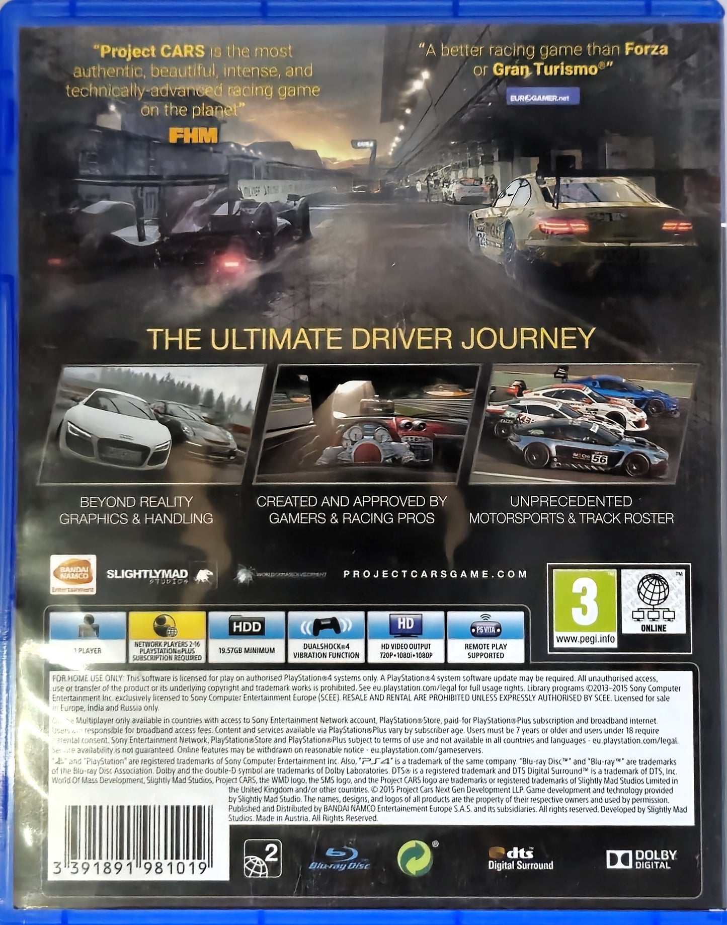 PS4 Project Cars