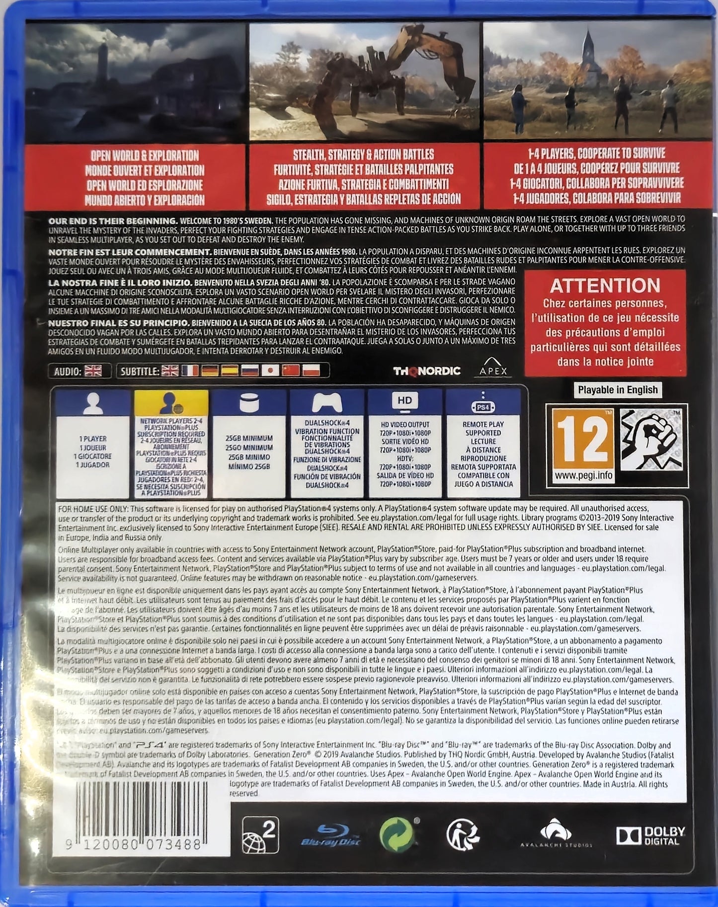 PS4 Generation Zero