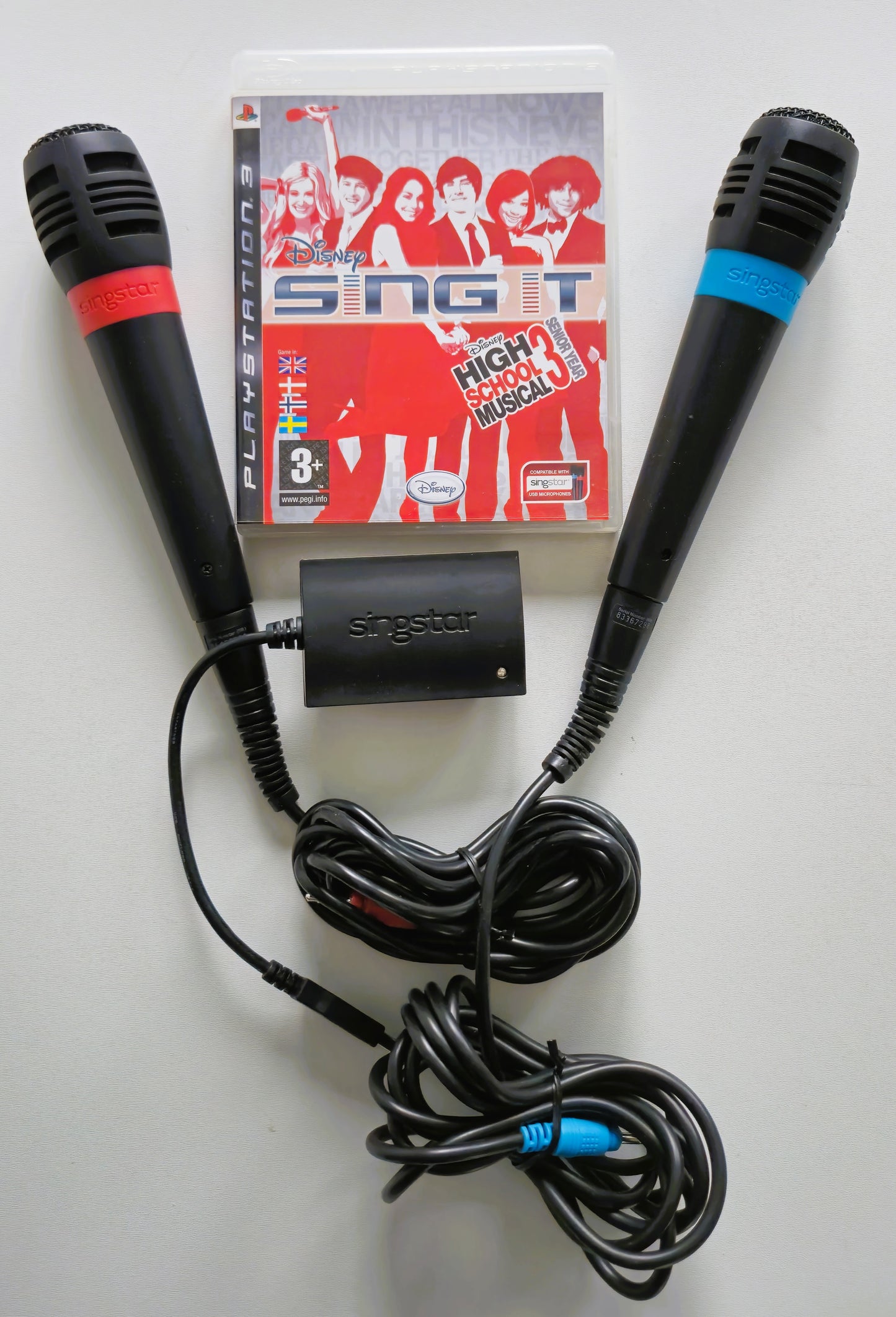PS3 Disney Sing It High School Musical 3 + Bedraden Microfoon Set