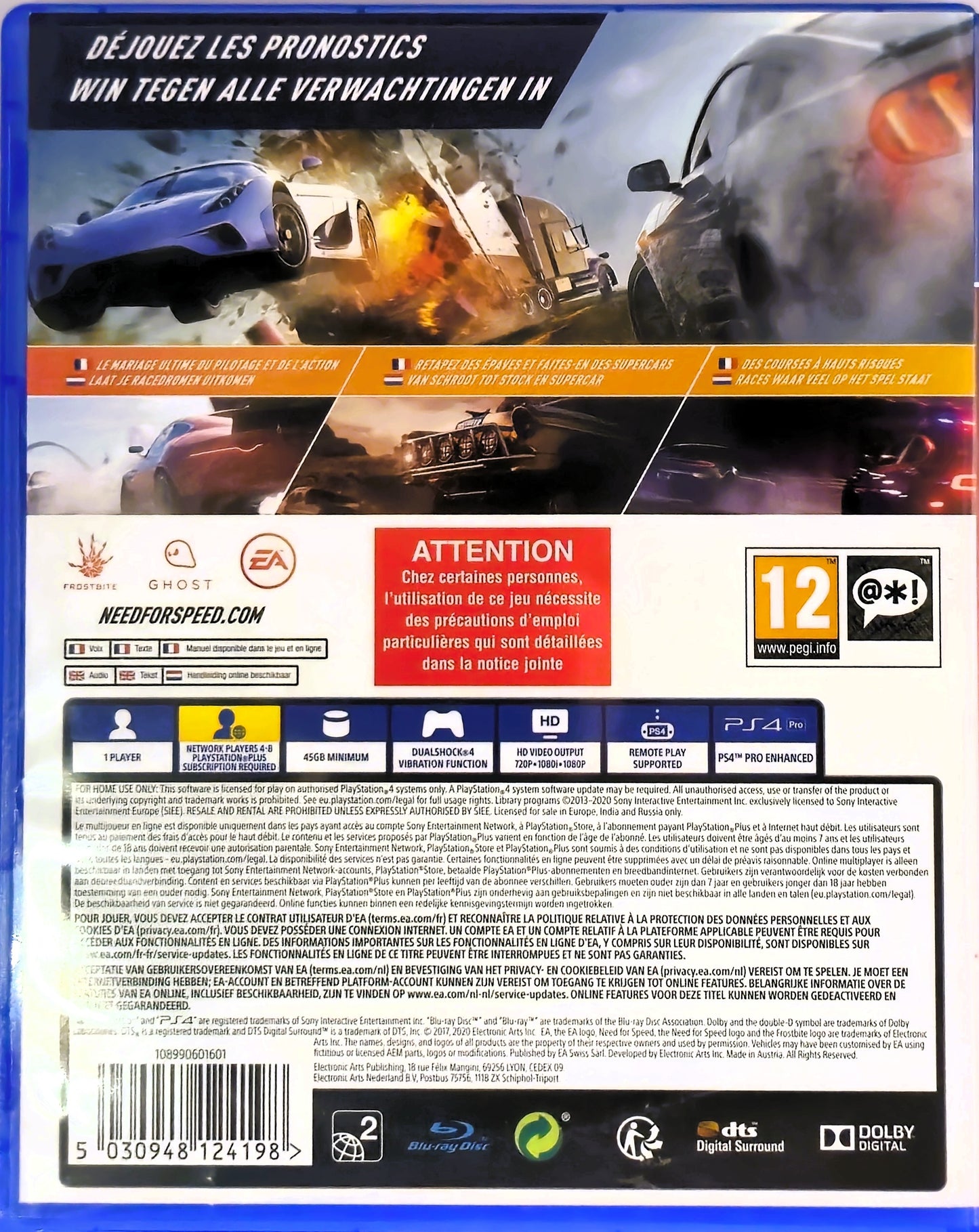 PS4 Need for Speed Payback (Playstation Hits)