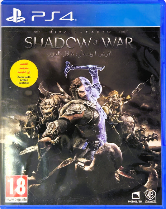 PS4 Middle Earth Shadow of War