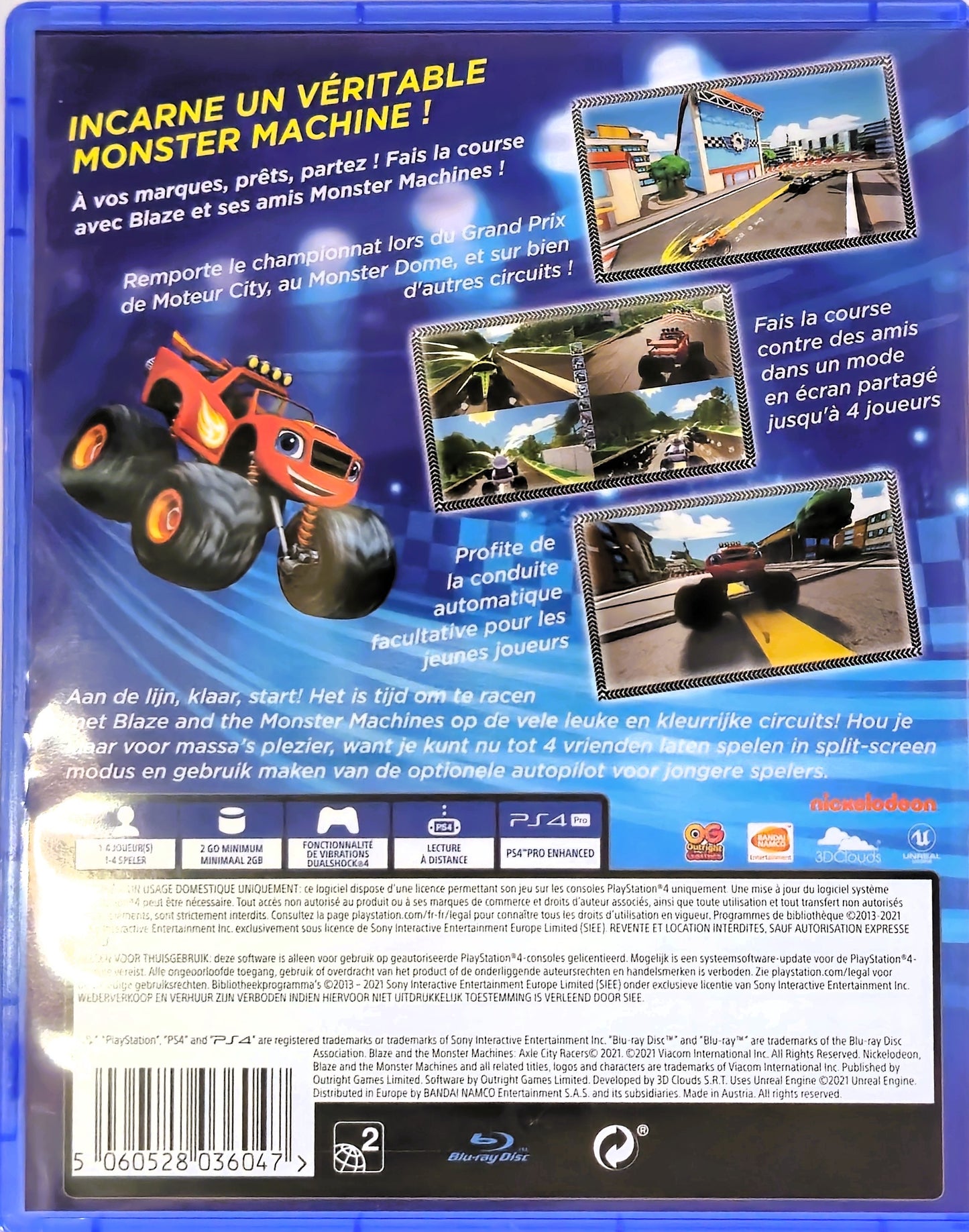 PS4 Blaze and The Monster Machines Axle City Racers