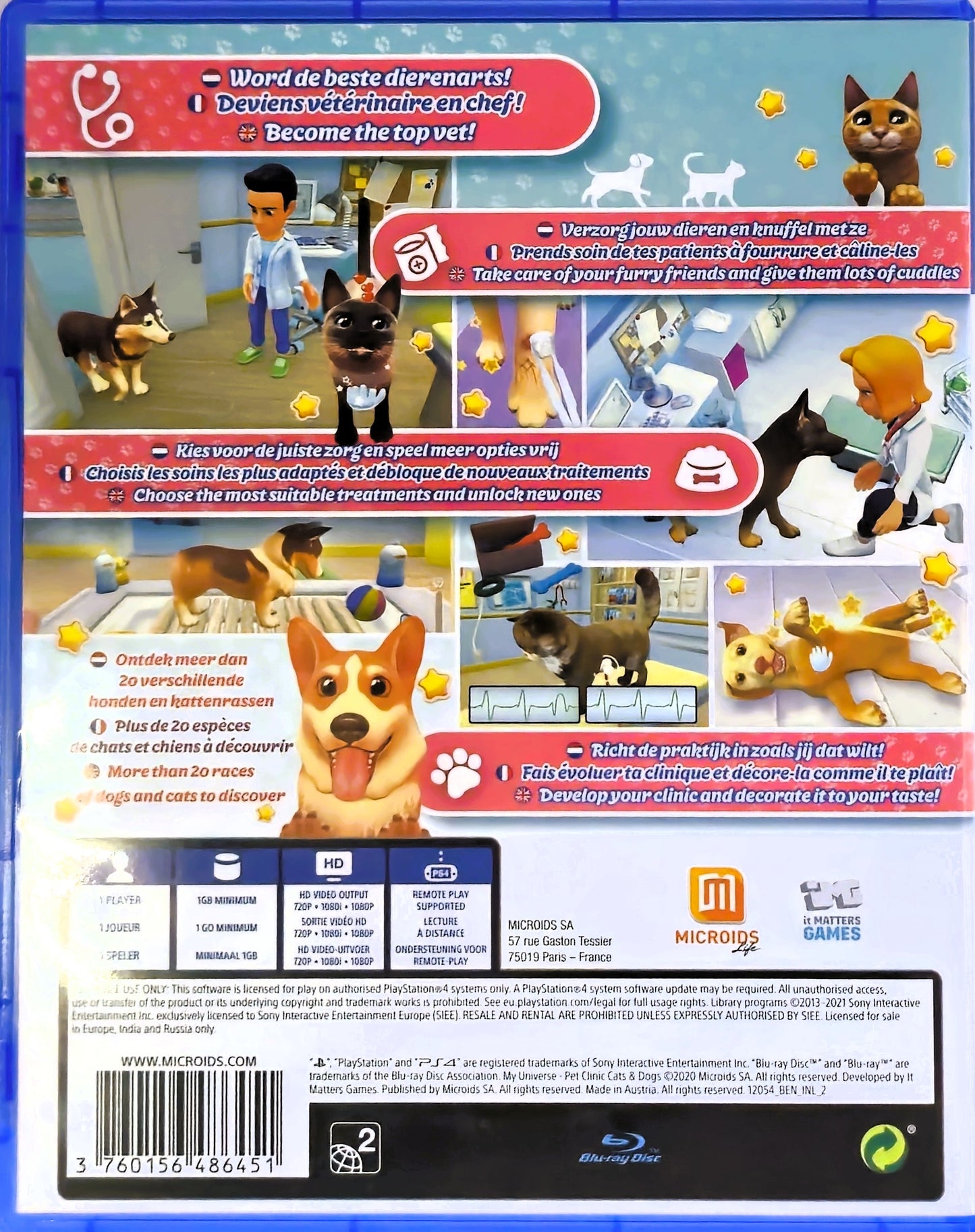 PS4 My Universe Pet Clinic Cats & Dogs