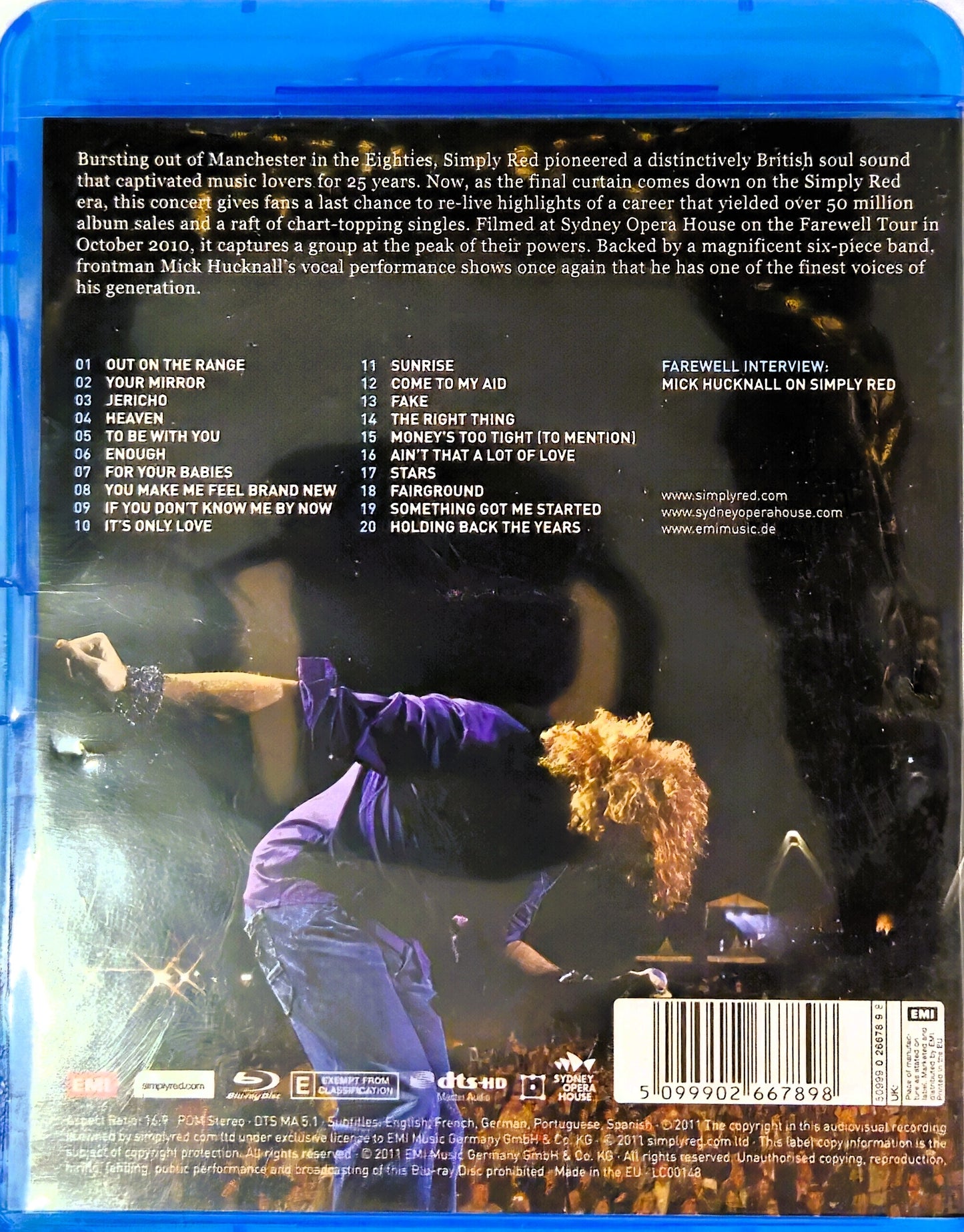 Simply Red Farewell Live in Concert at Sydney Opera House