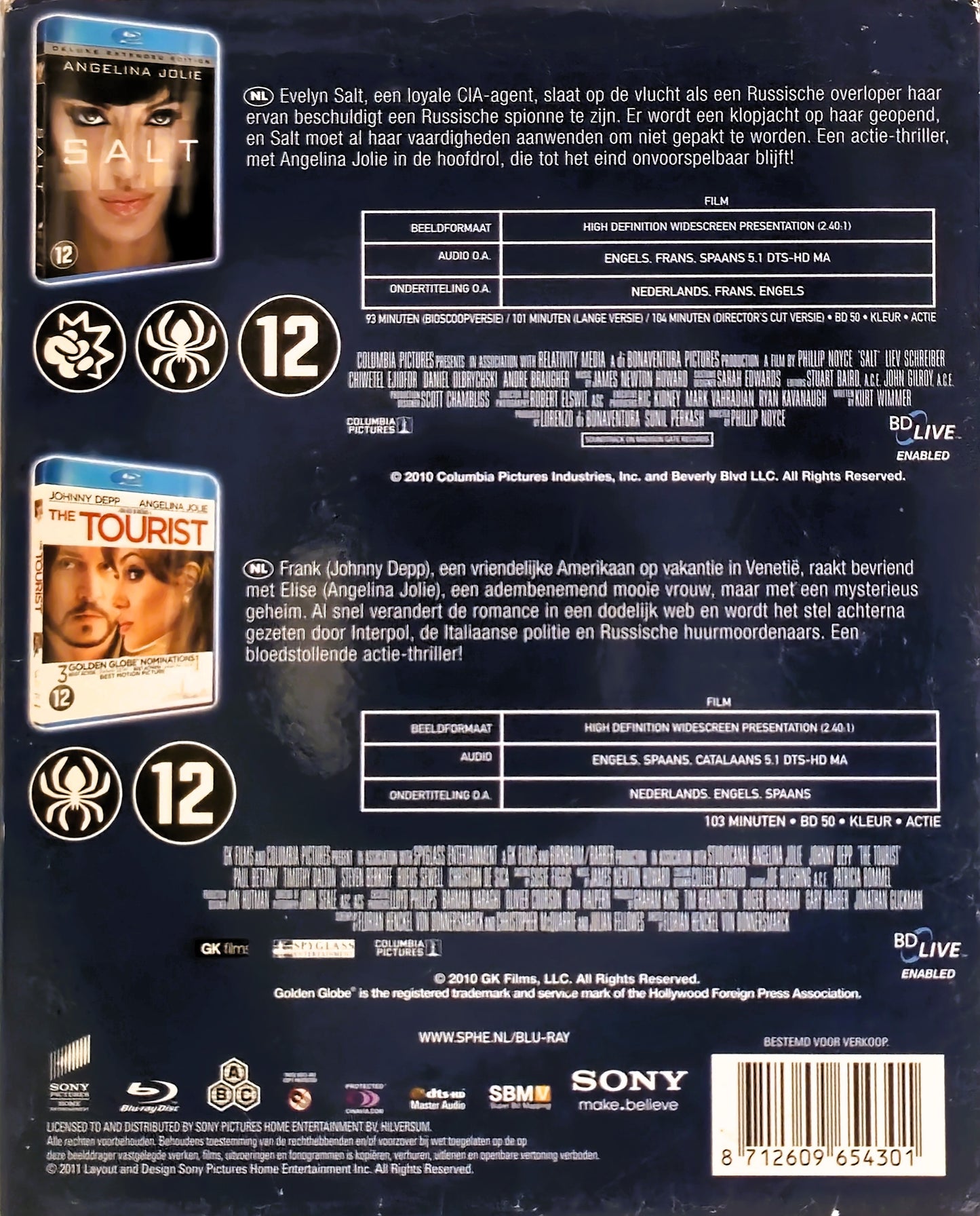 Angelina Jolie 2-Movie Box