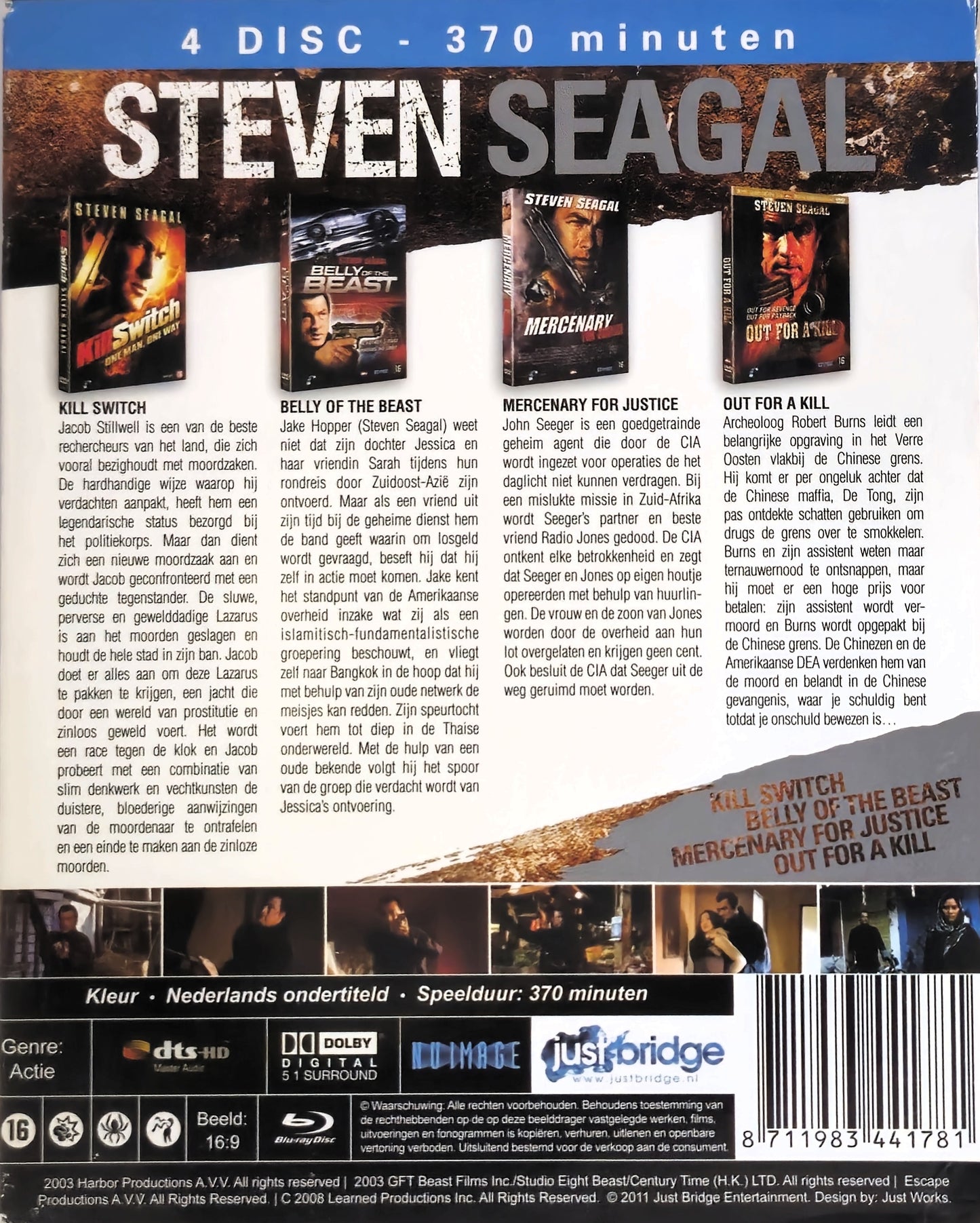 Steven Seagal 4 Blu-Ray Box