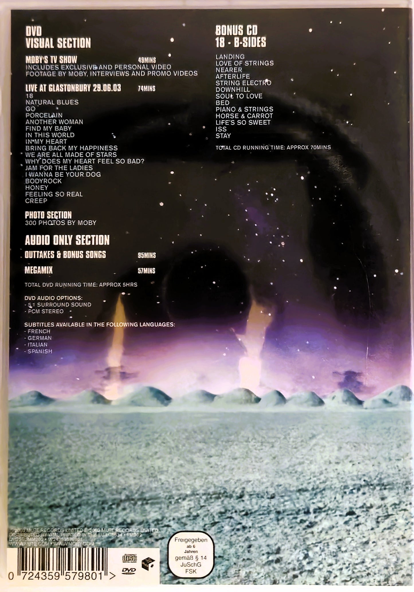 Moby 18 DVD + B Sides