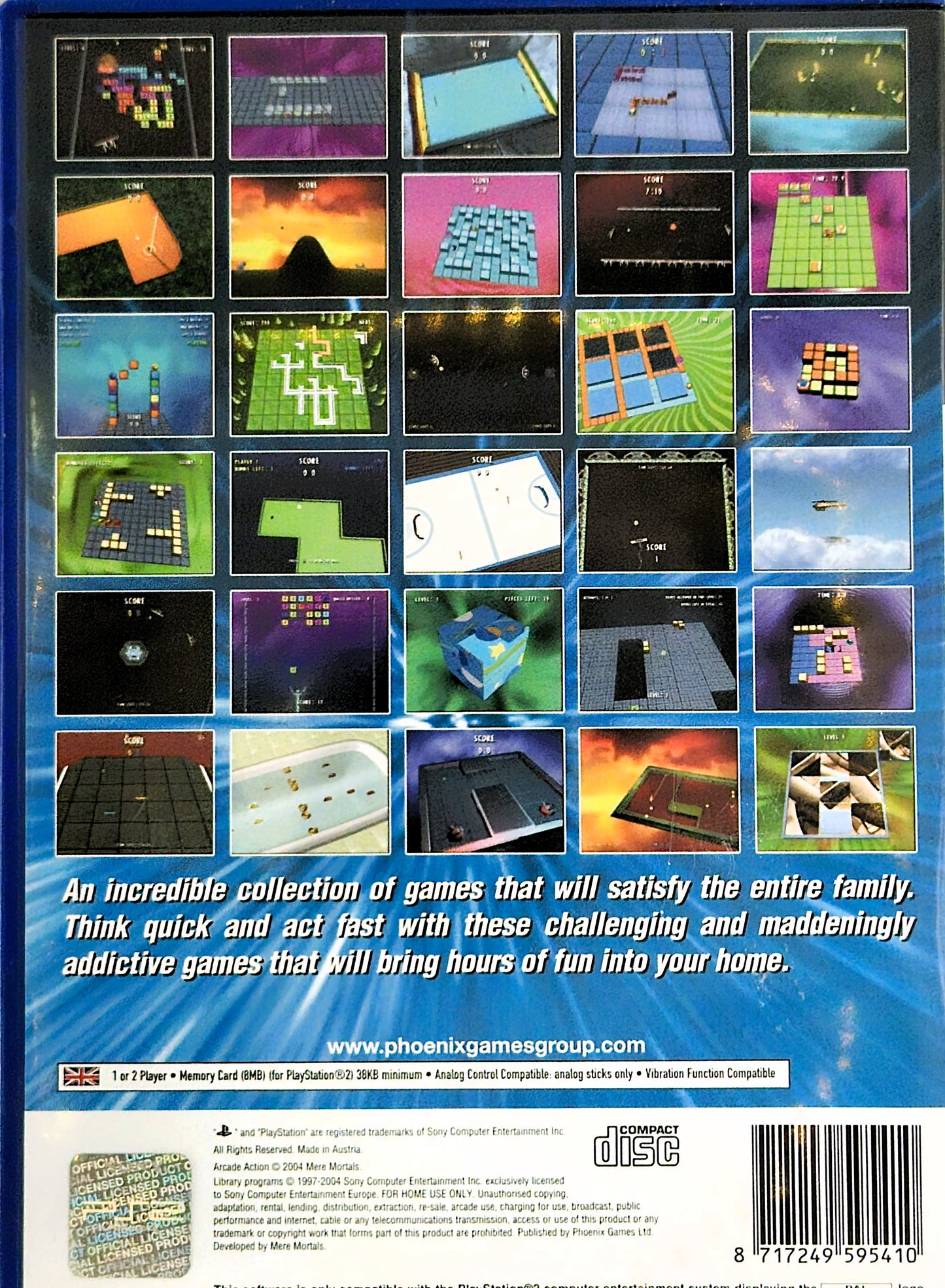PS2 Arcade 30 Games Action