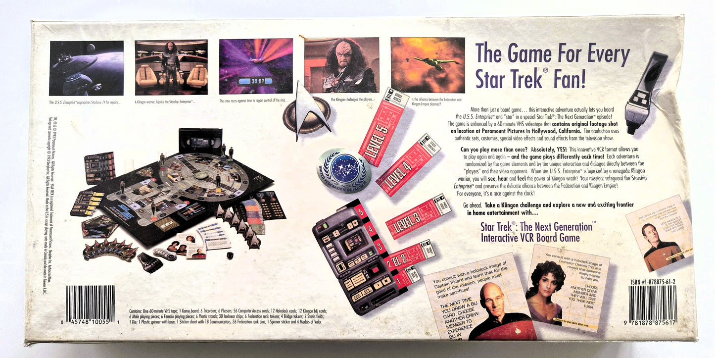 Star Trek The Next Generation VCR Bordspel™ (NIEUW in SEAL)