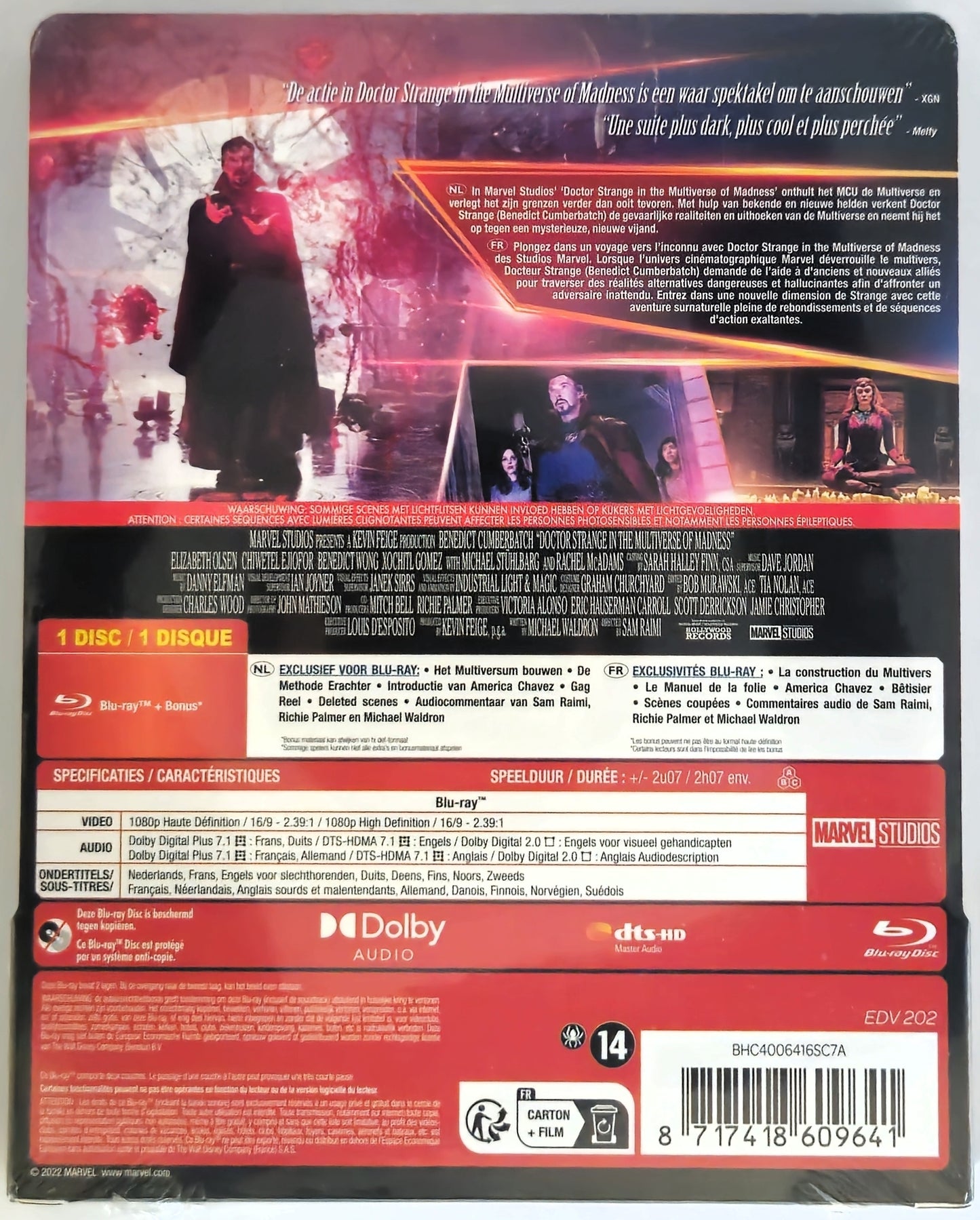 Dr. Strange The Multiverse of Madness (Steelbook) (NIEUW)