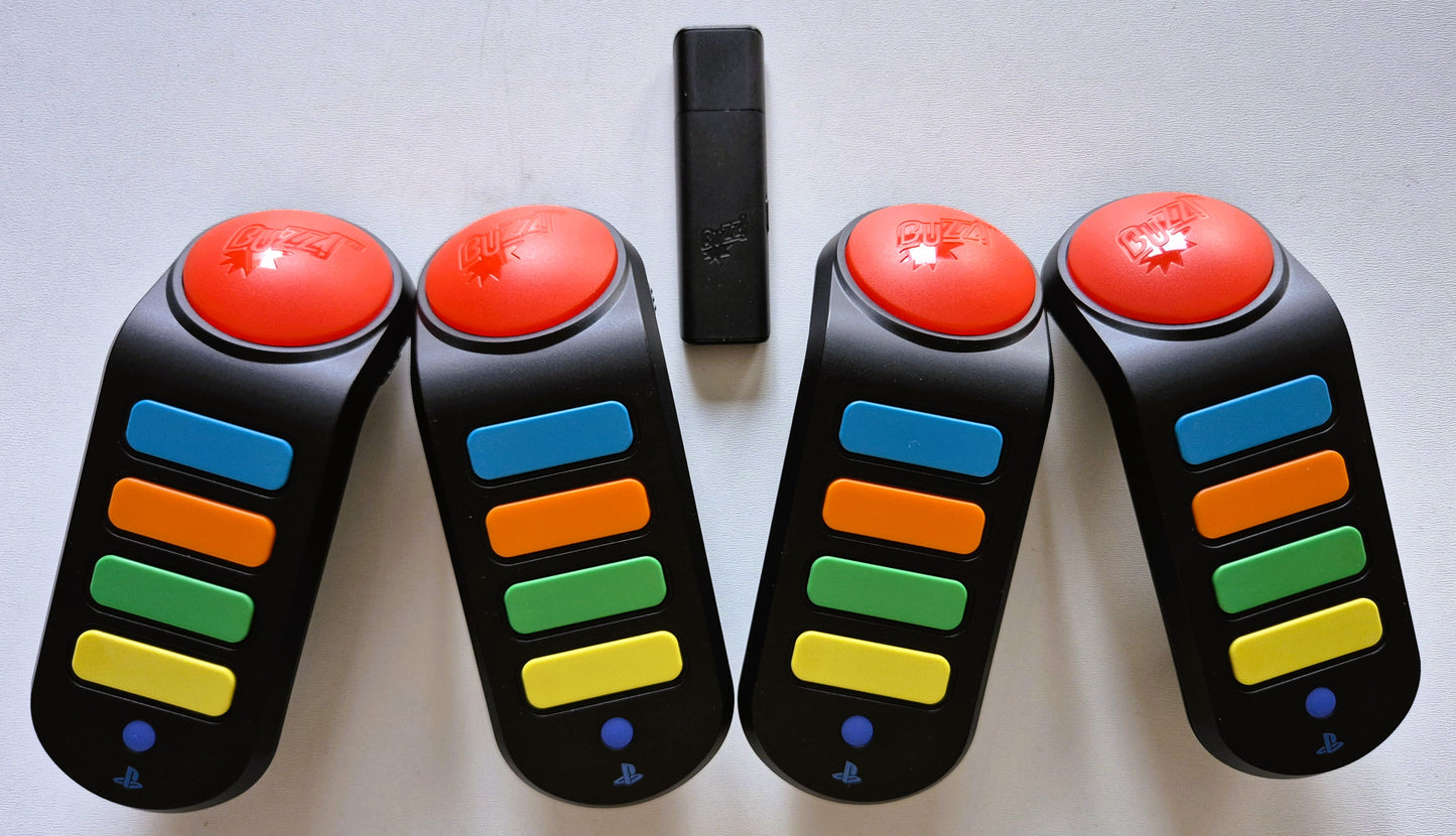 Playstation 3 PS3 Buzz Controllers (Wireless)