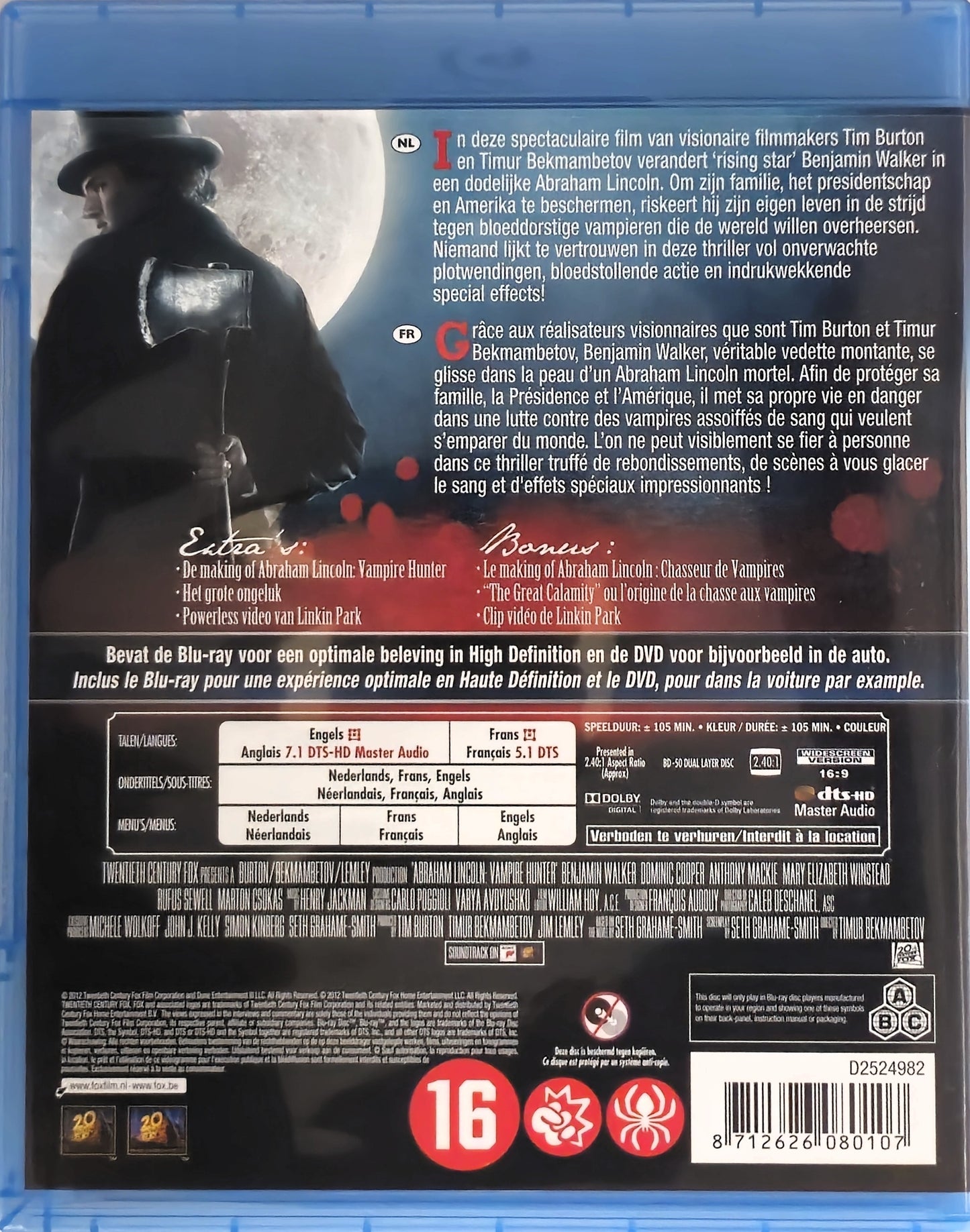 Vampire Hunter Blu-Ray + DVD