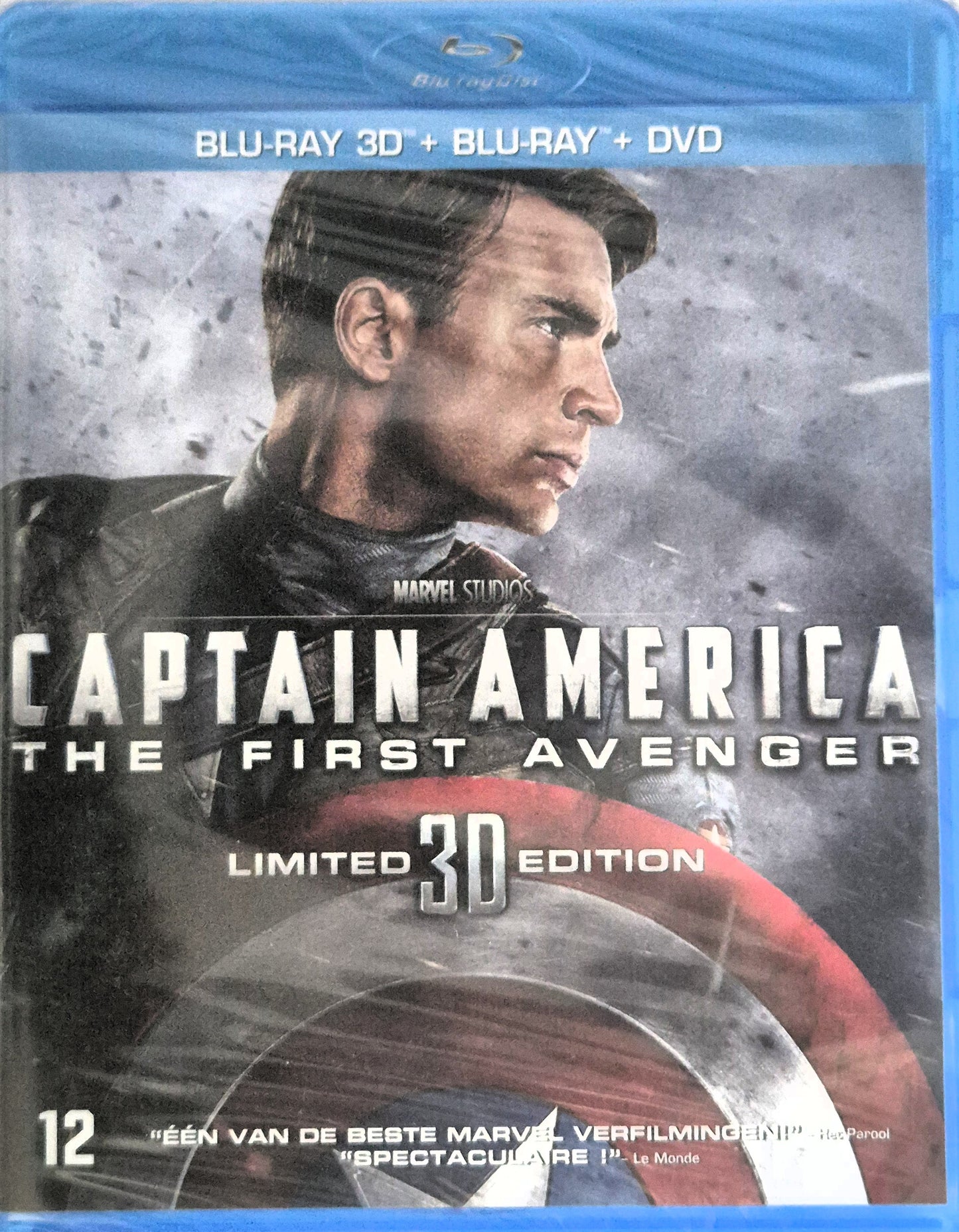 Captain America The First Avenger Limited Blu-Ray 3D + DVD Edition (NIEUW)