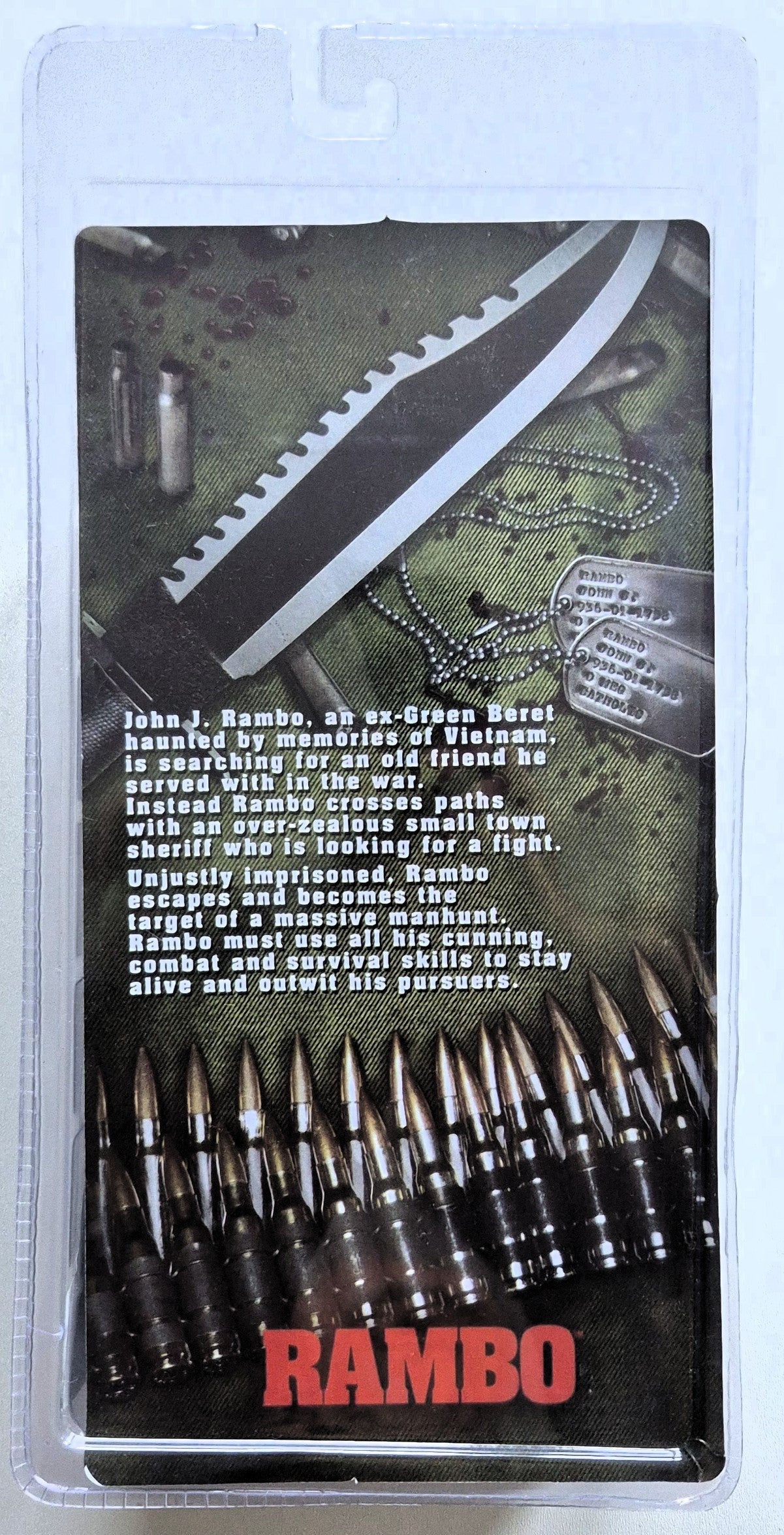 John J. Rambo Survival Version NECA Figurine™