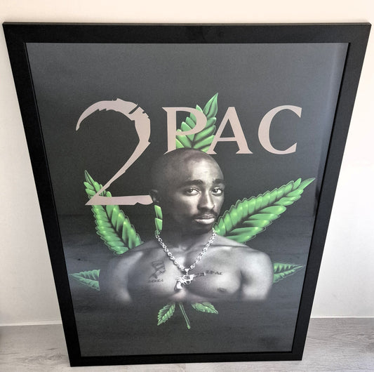 2Pac Shakur Art Poster in Black Frame™