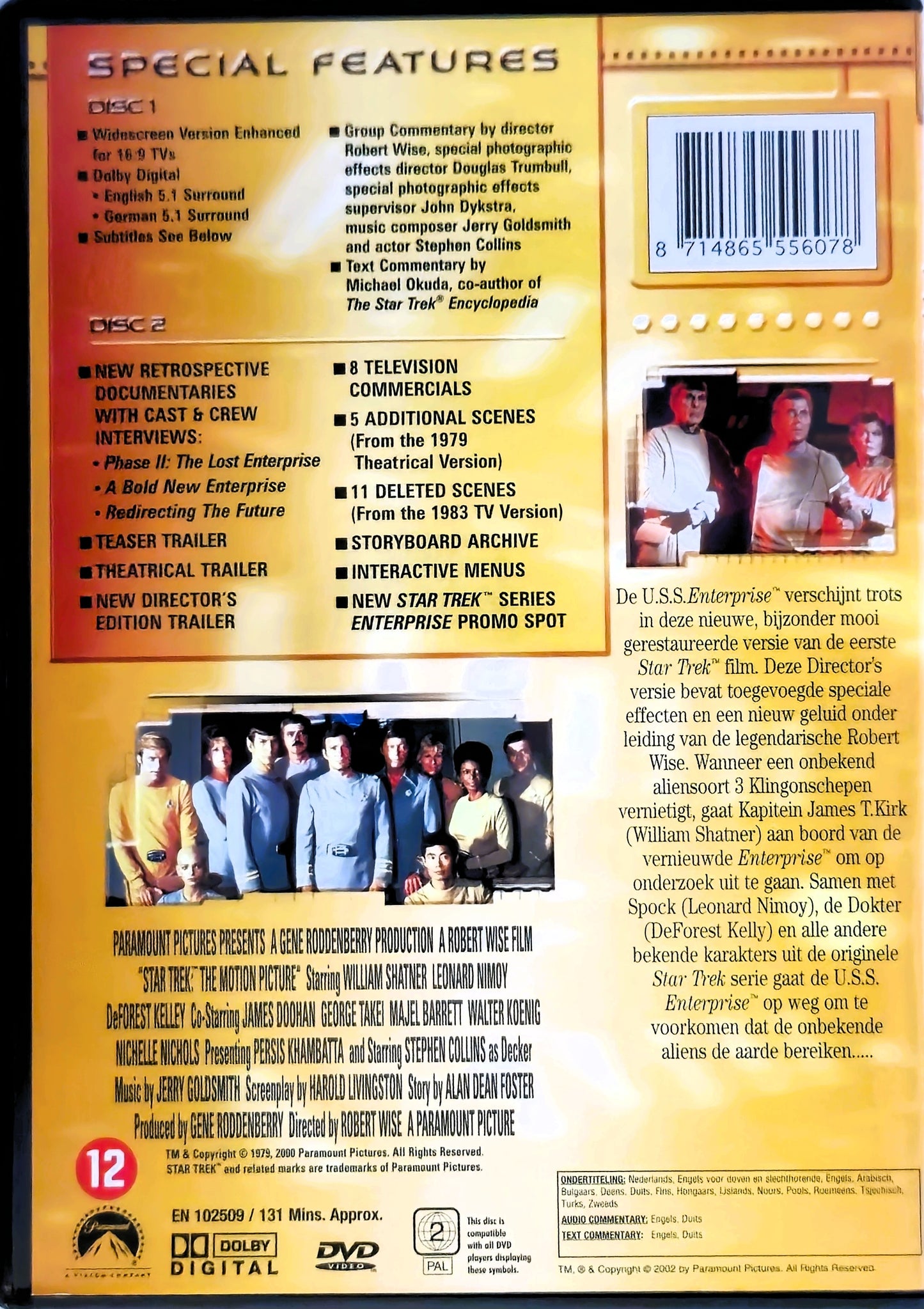 Star Trek The Director's Edition Widescreen DVD Collection