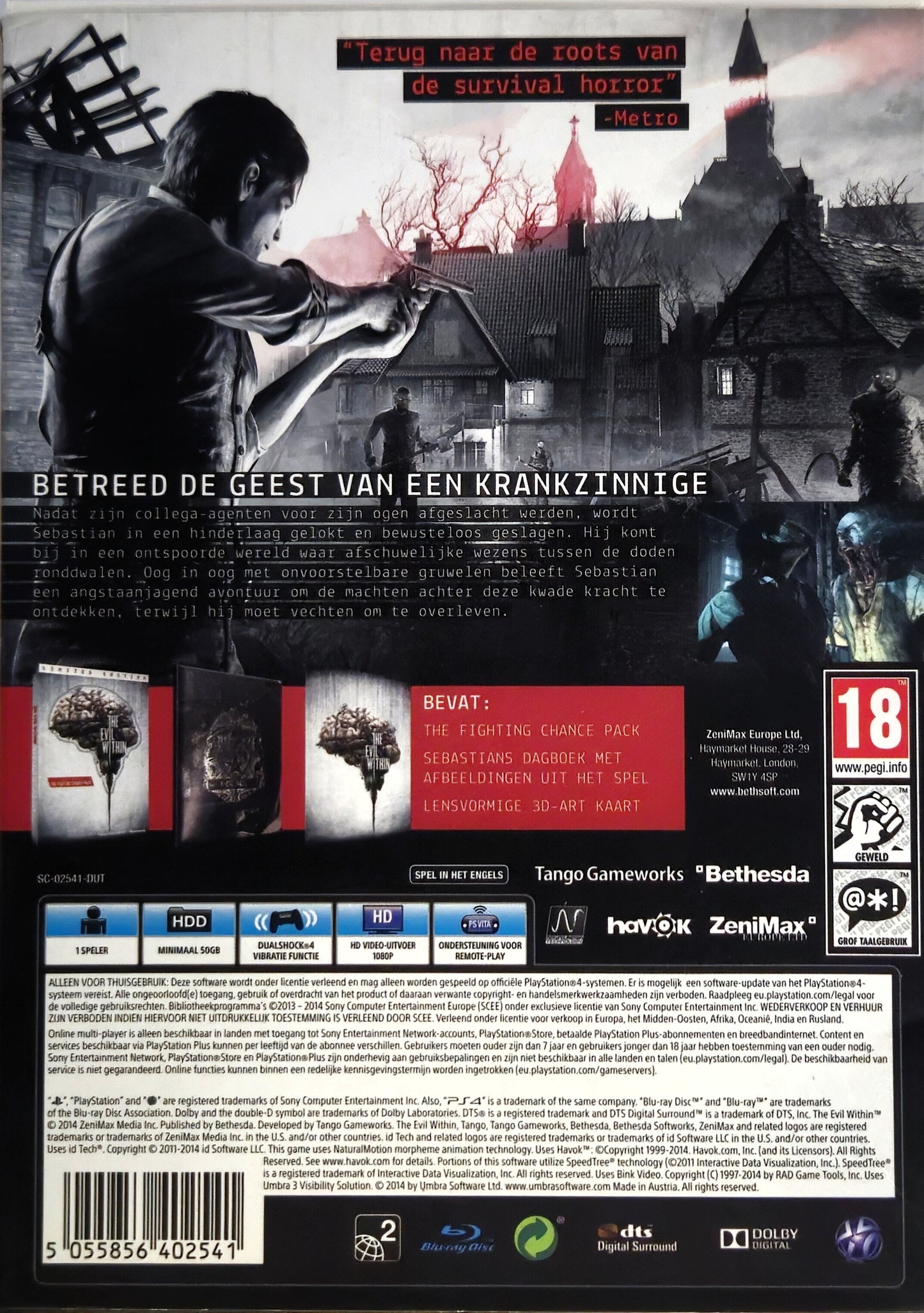 PS4 The Evil Within Limited Edition