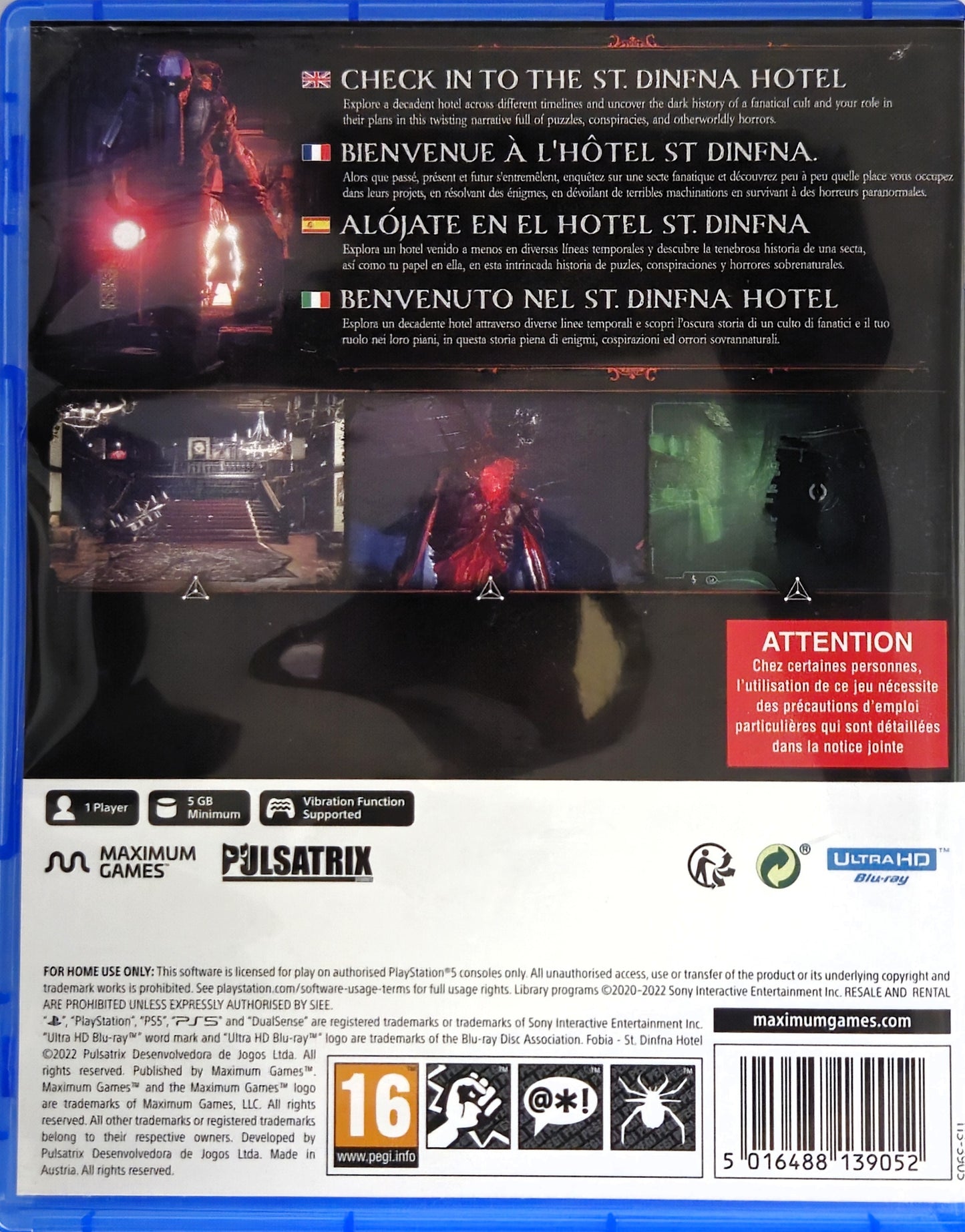 PS5 Fobia St. Dinfna Hotel