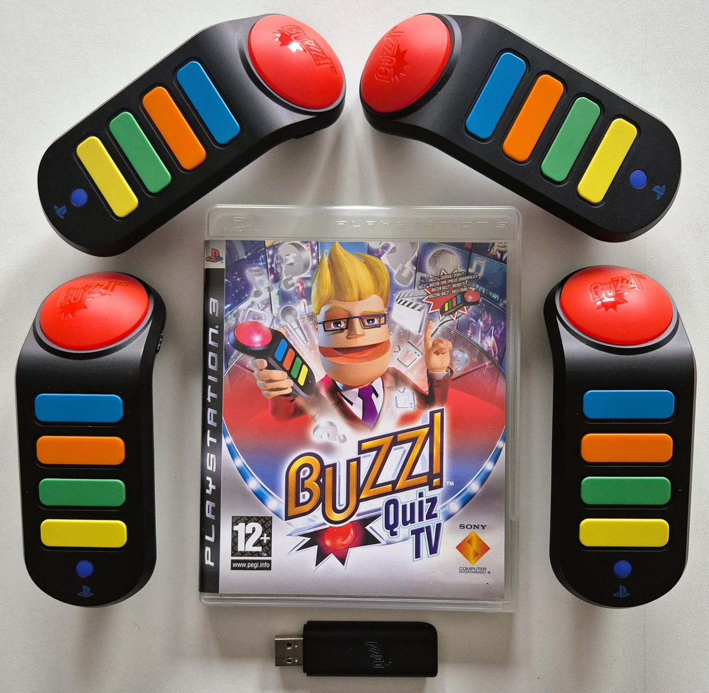 PS3 Playstation 3 Buzz Quiz TV Set