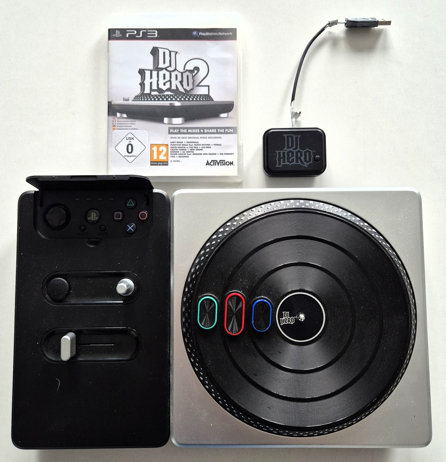 Playstation 3 PS3 DJ Hero 2 Bundel