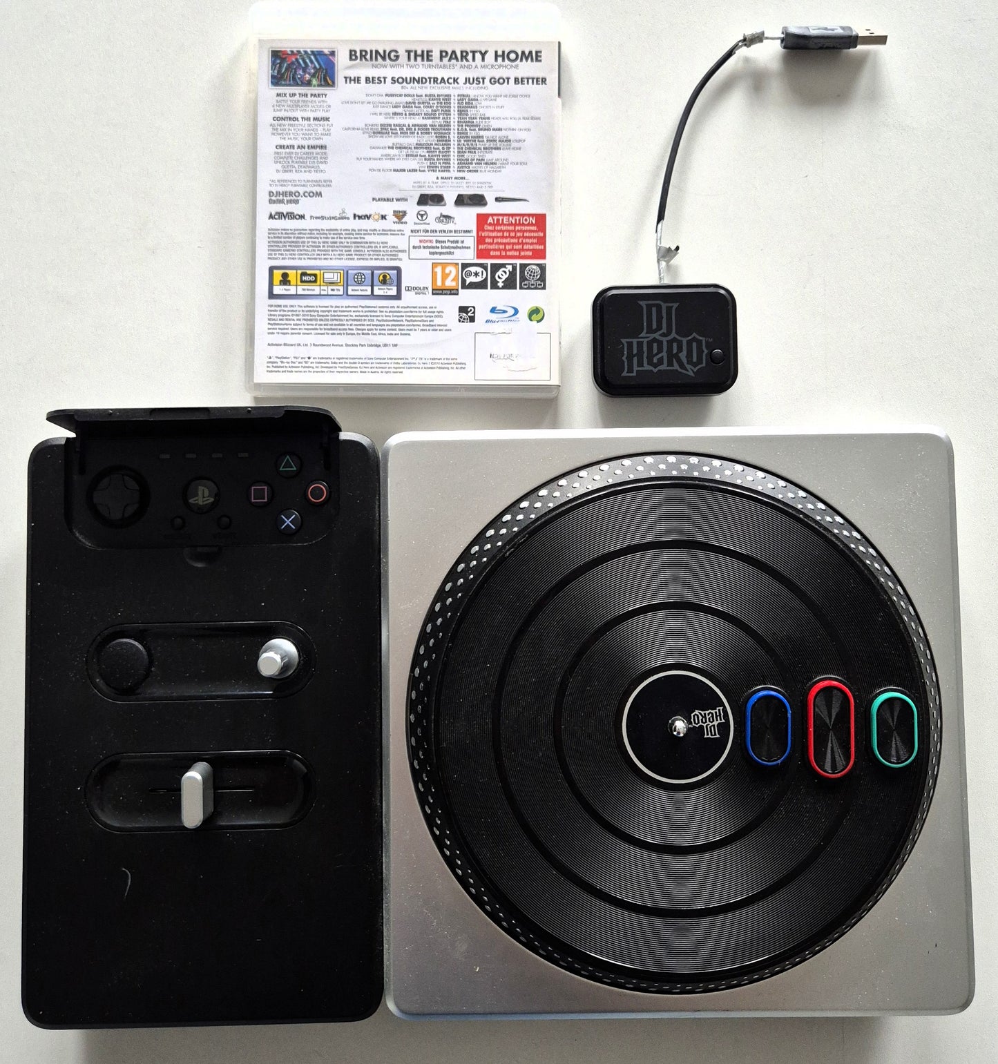 Playstation 3 PS3 DJ Hero 2 Bundel