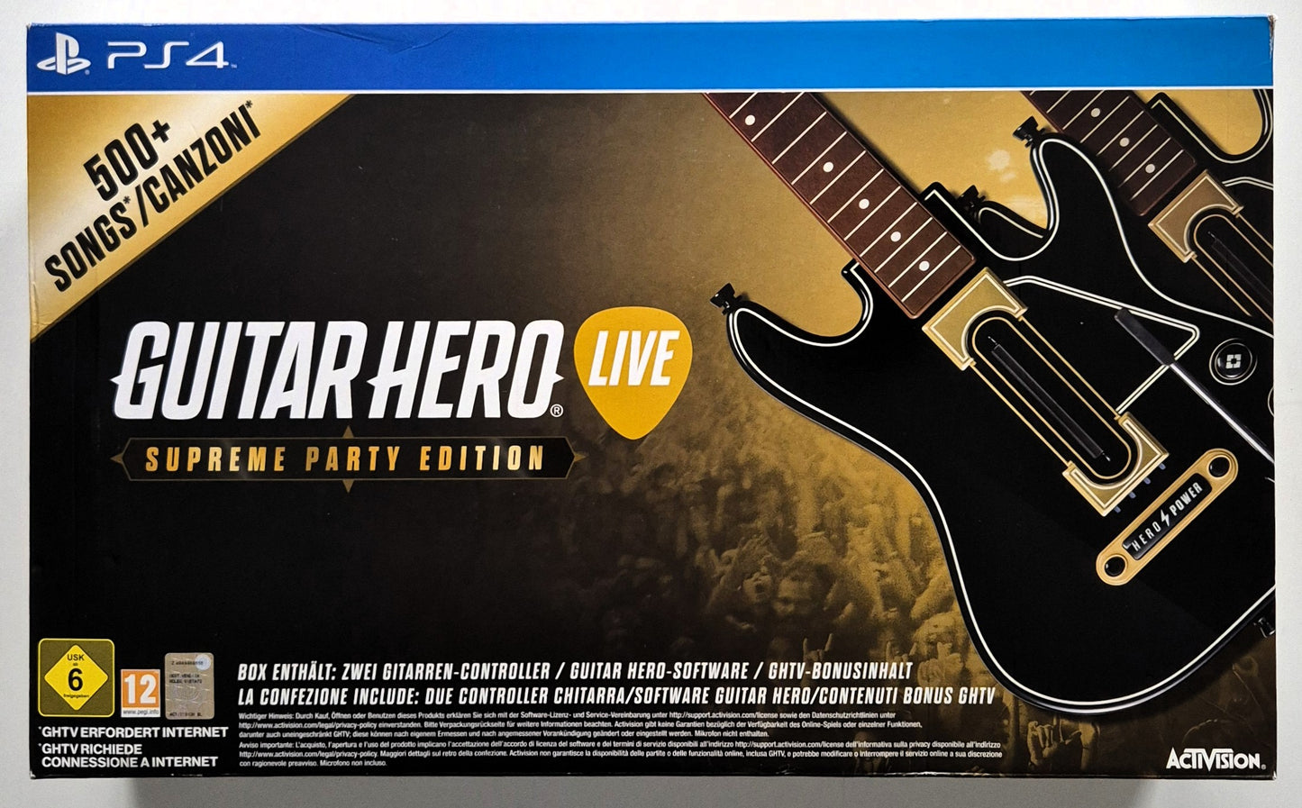 PS4 Playstation 4 Guitar Hero Live  Supreme Party Edition