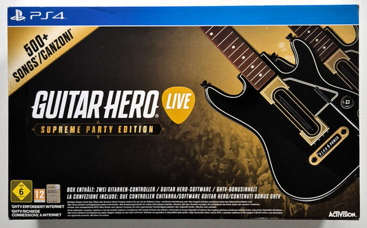 PS4 Playstation 4 Guitar Hero Live  Supreme Party Edition