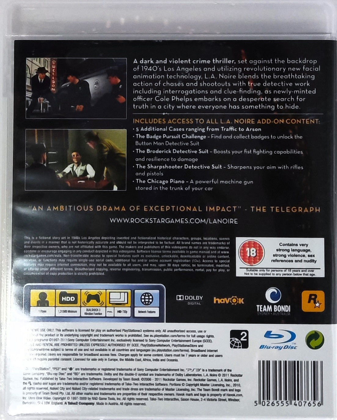 PS3 LA Noire