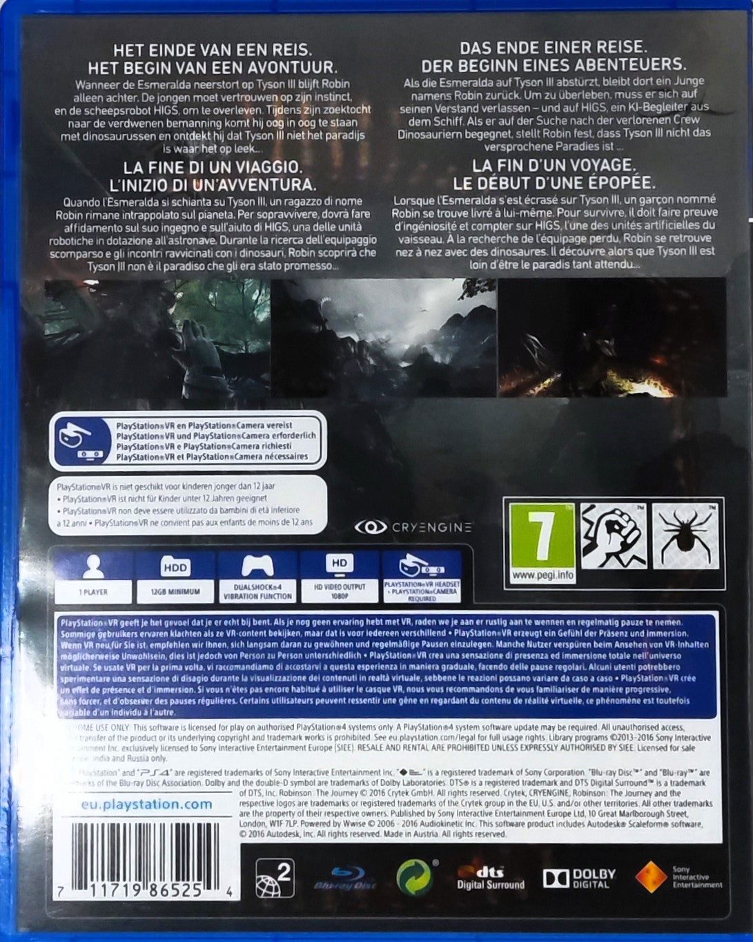 PS4 Robinson The Journey