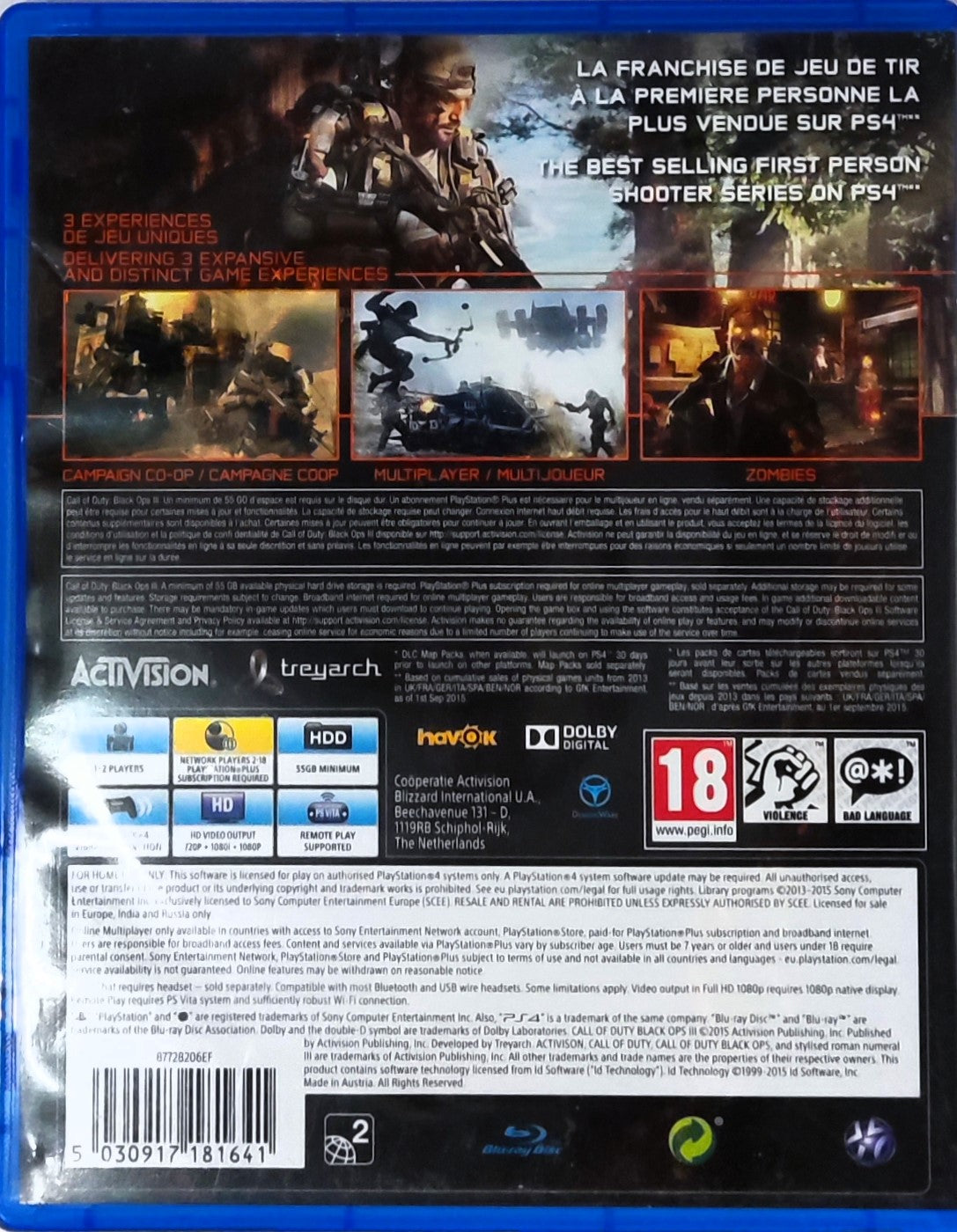 PS4 Call of Duty Black Ops 3