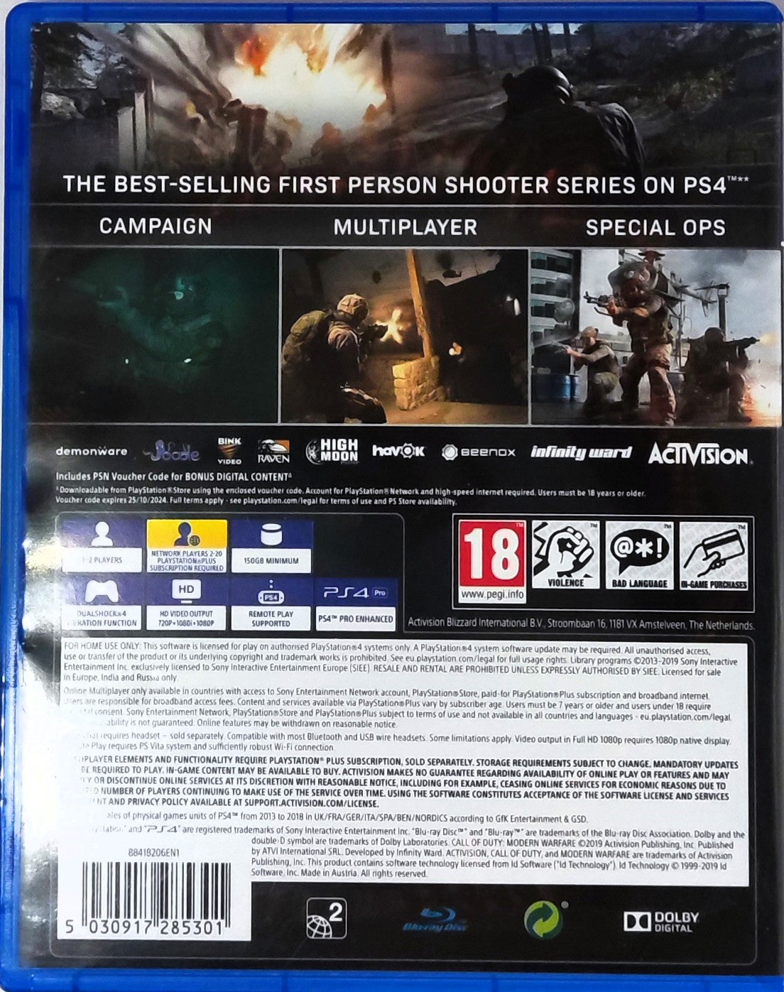 PS4 Call of Duty Modern Warfare
