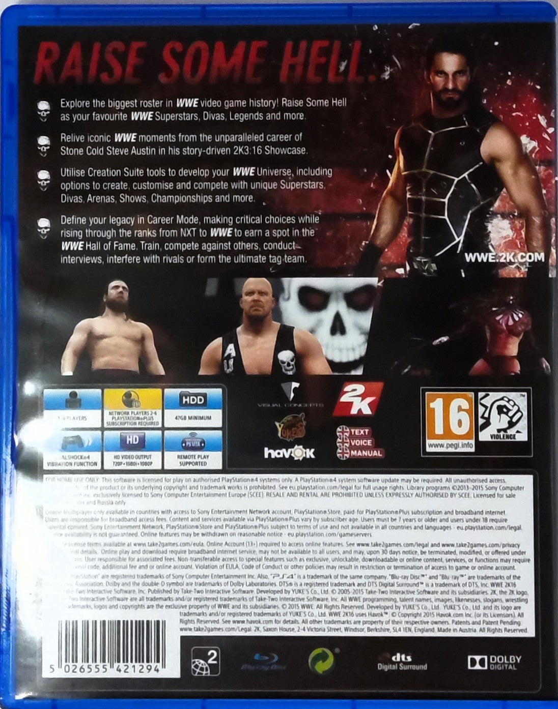 PS4 WWE 2K16