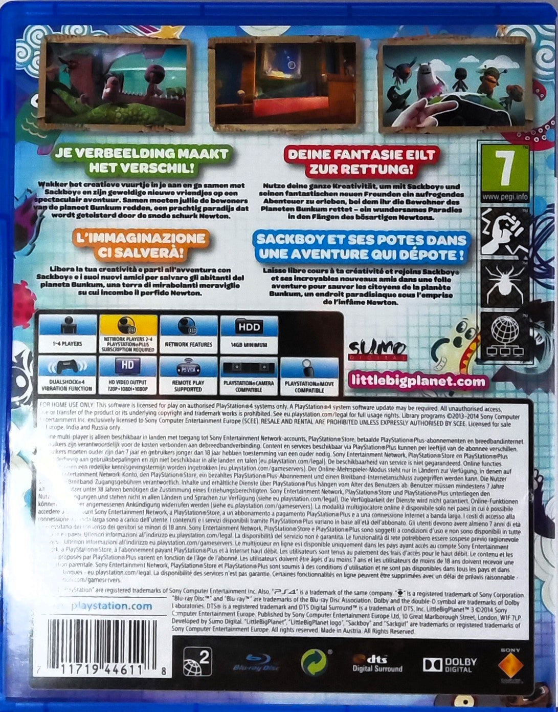 PS4 Little Big Planet 3