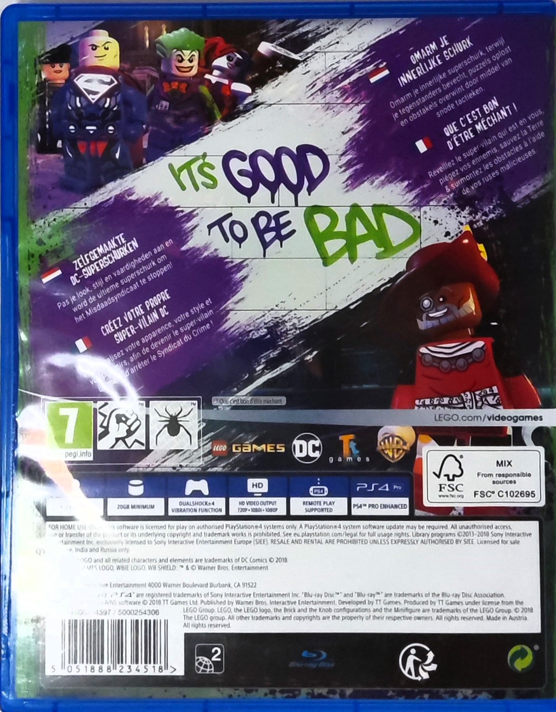 PS4 Lego DC Super Villains