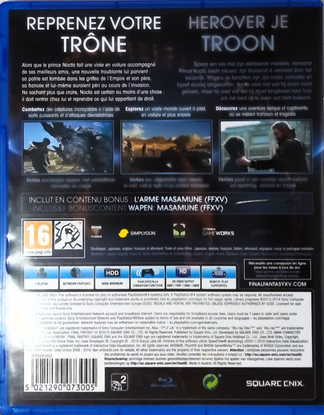 PS4 Final Fantasy XV Day One Edition