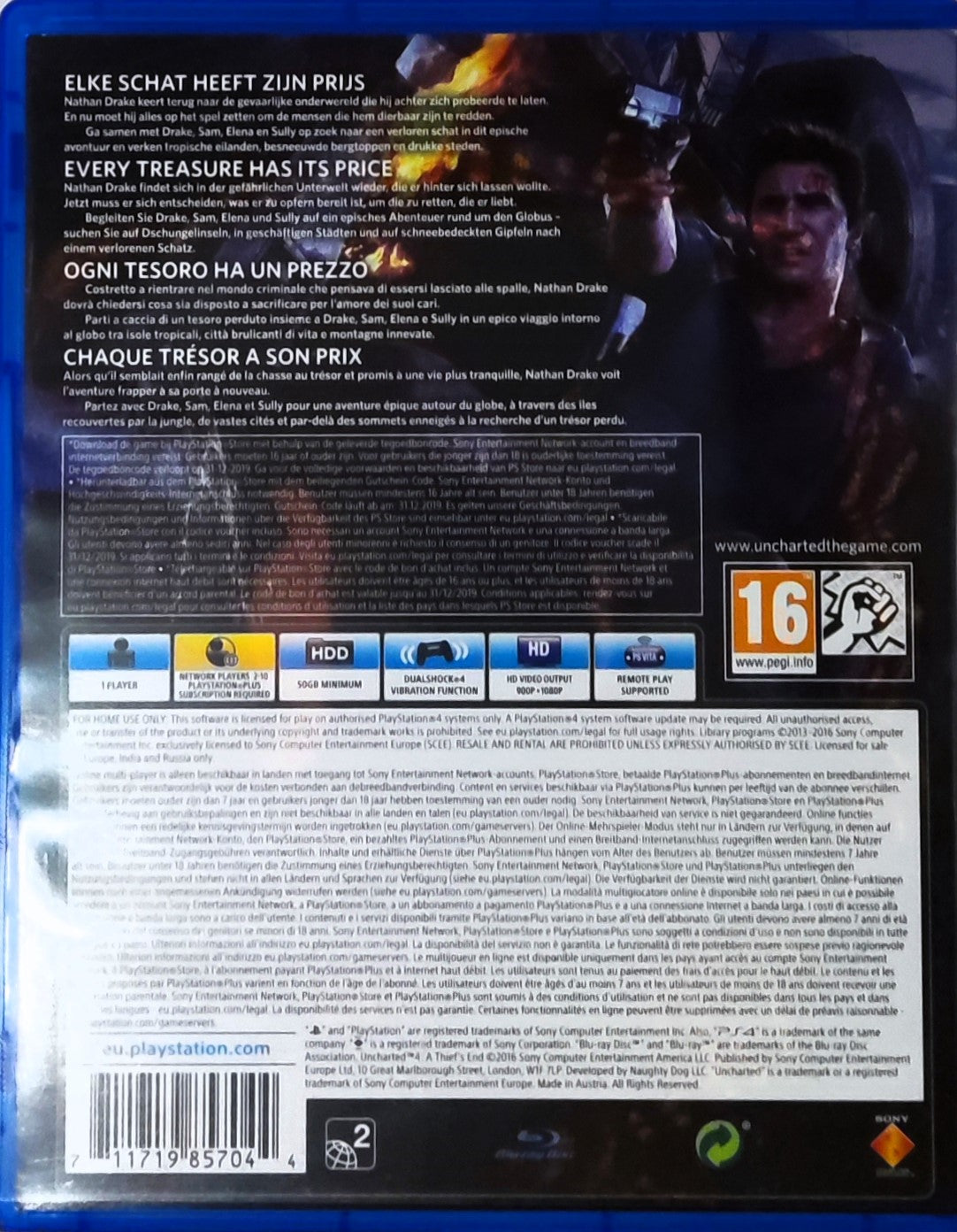 PS4 Uncharted 4 A Thief's End