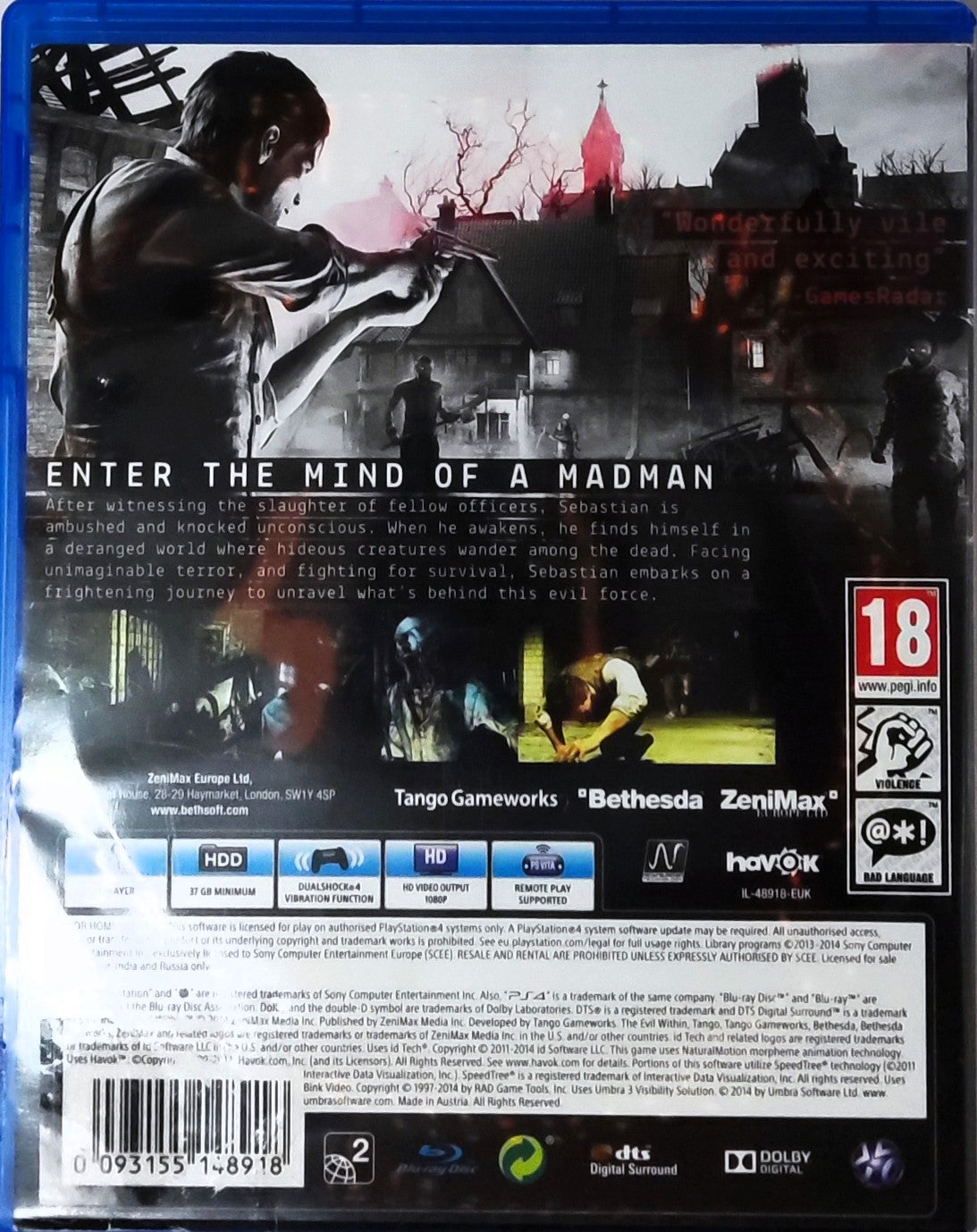 PS4 The Evil Within
