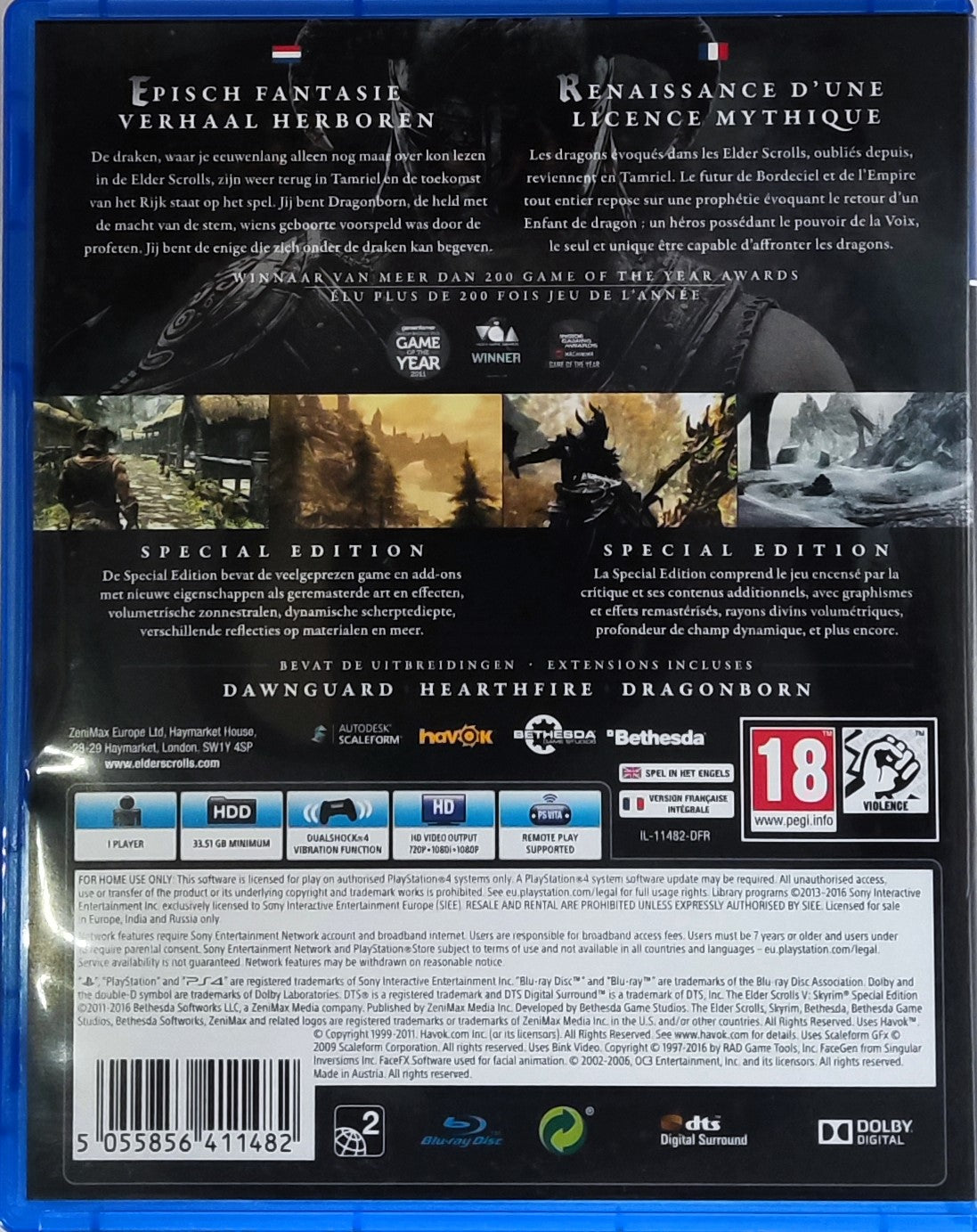 PS4 The Elder Scrolls V Skyrim Special Edition