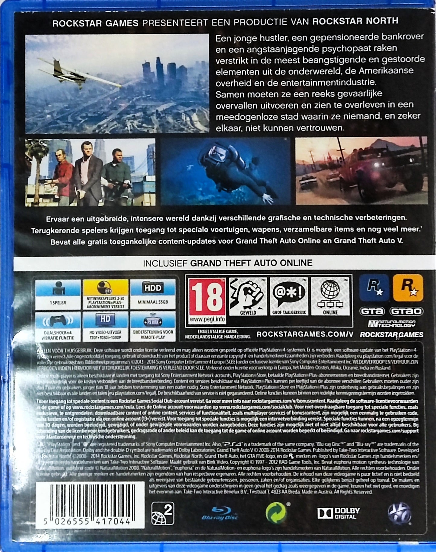 PS4 Grand Theft Auto GTA V
